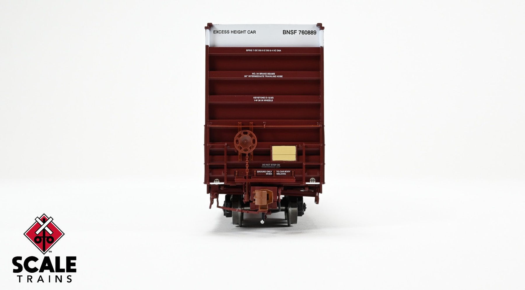 ScaleTrains SXT40993 Rivet Counter HO Scale Trinity 60' 7500 12' Plug-Door High-Cube Boxcar, BNSF/Circle Cross Logo 760923