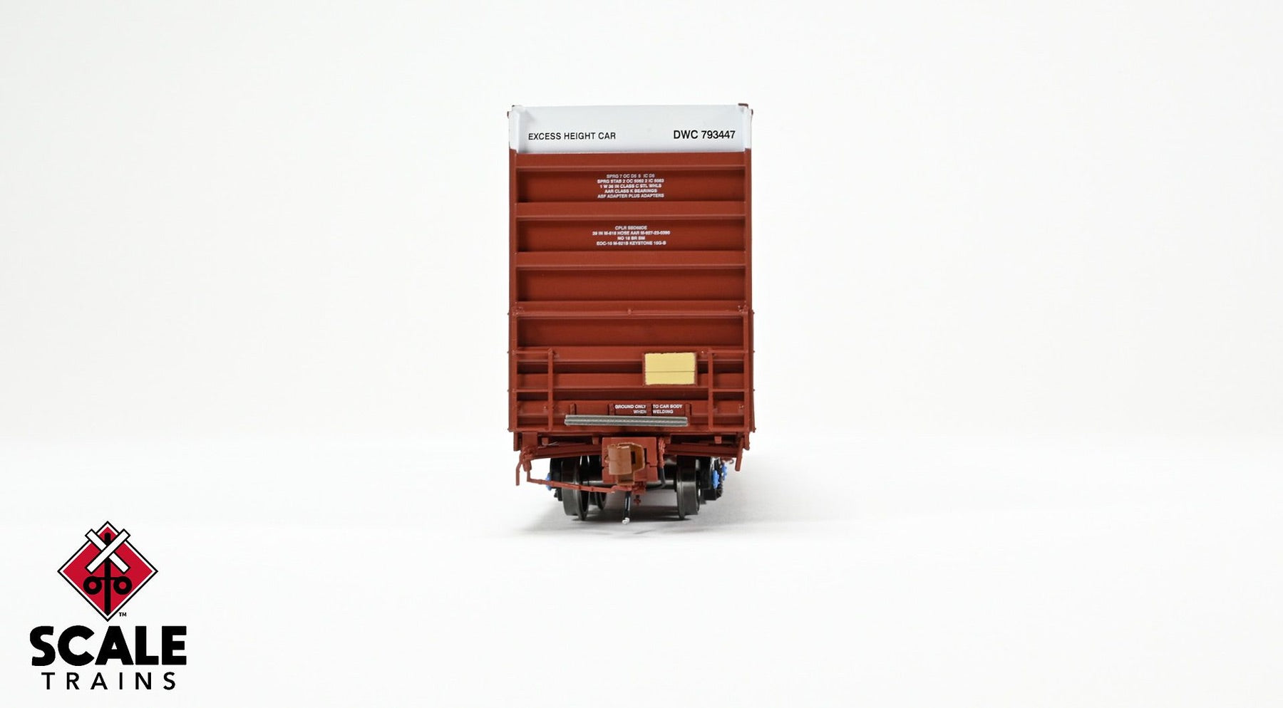 ScaleTrains SXT40999 Rivet Counter HO Scale Trinity 60' 7500 8' Double-Plug-Door High-Cube Boxcar, Canadian National/Conspicuity Stripes/DWC 793451