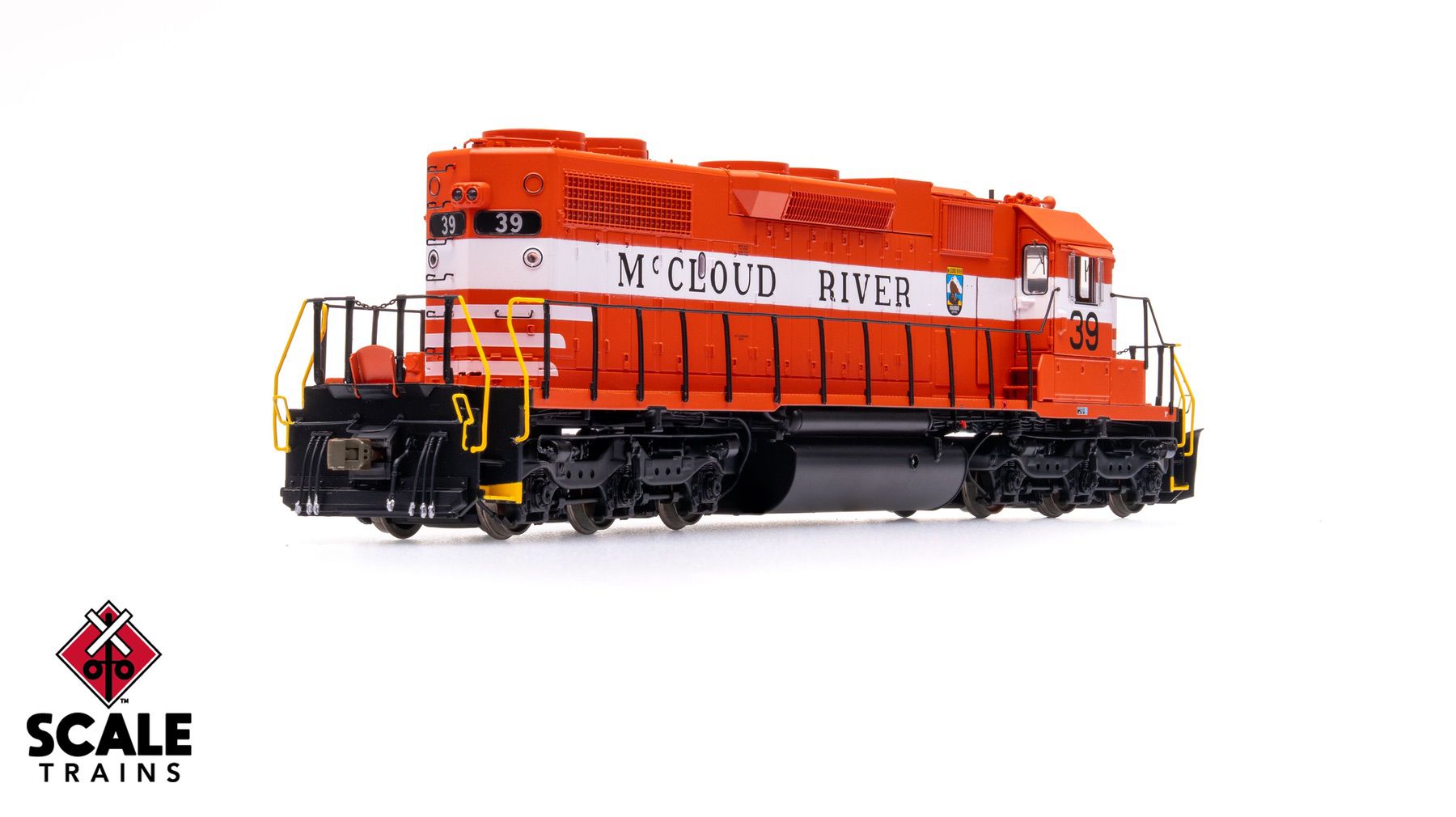 ScaleTrains SXT41282 Rivet Counter HO Scale EMD SD38-2, McCloud River Railroad #39 DCC & Sound Equipped