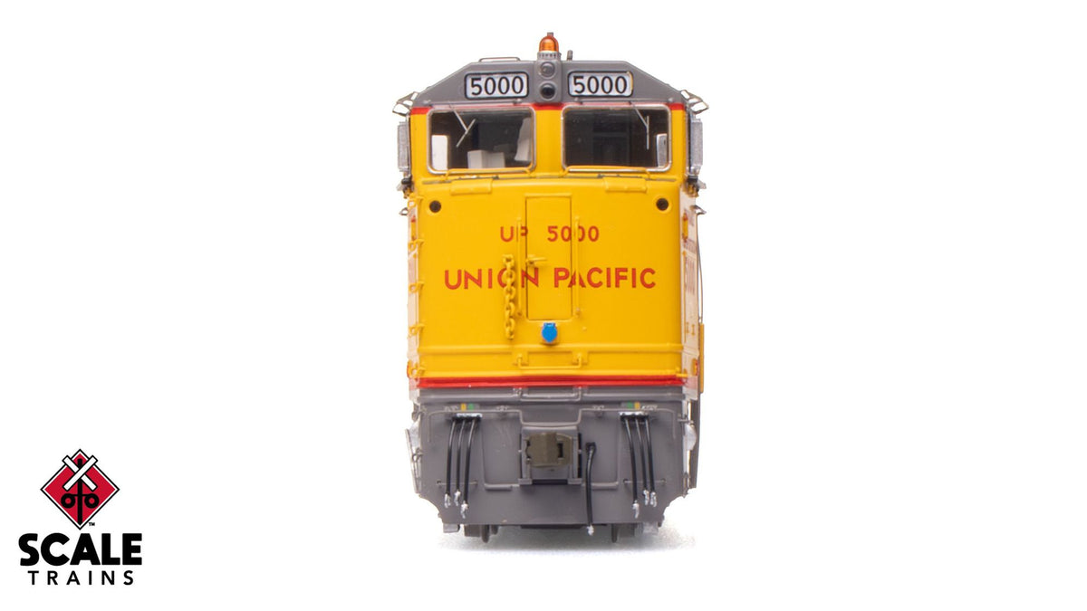 ScaleTrains SXT70115 Museum Quality HO Scale GE U50C, Union Pacific/Dependable Transportation/Modified Nose Door 5000 DCC & Sound Equipped