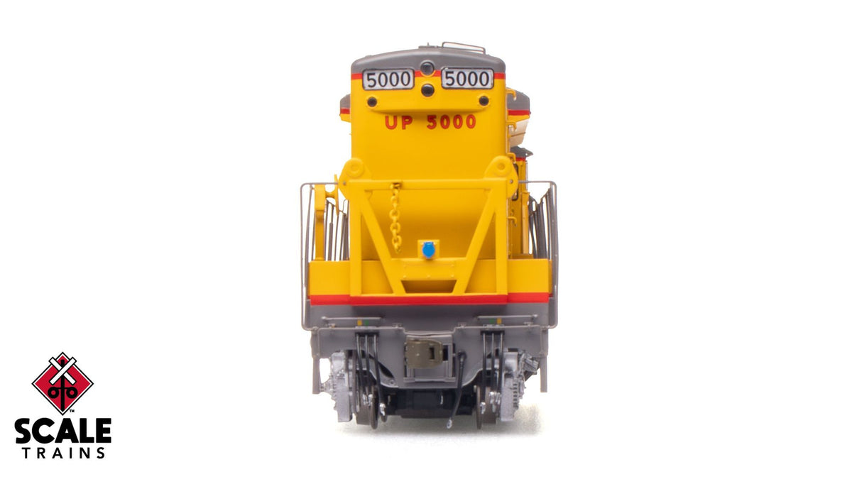 ScaleTrains SXT70115 Museum Quality HO Scale GE U50C, Union Pacific/Dependable Transportation/Modified Nose Door 5000 DCC & Sound Equipped