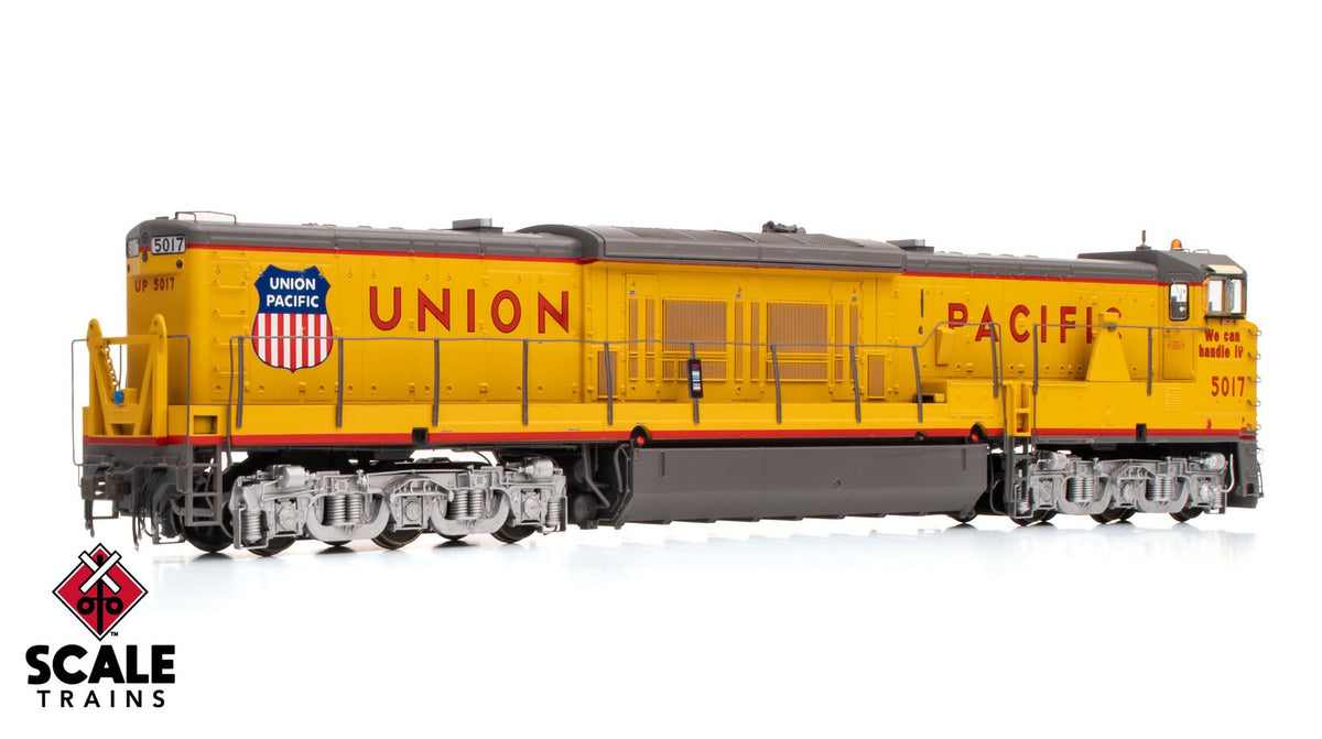 ScaleTrains SXT70123 Museum Quality HO Scale GE U50C, Union Pacific/We Can Handle It 5017 DCC & Sound Equipped