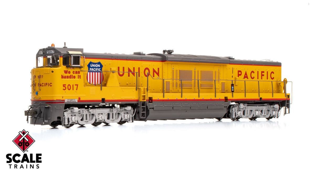ScaleTrains SXT70124 Museum Quality HO Scale GE U50C, Union Pacific/We Can Handle It 5017 DC/DCC Ready
