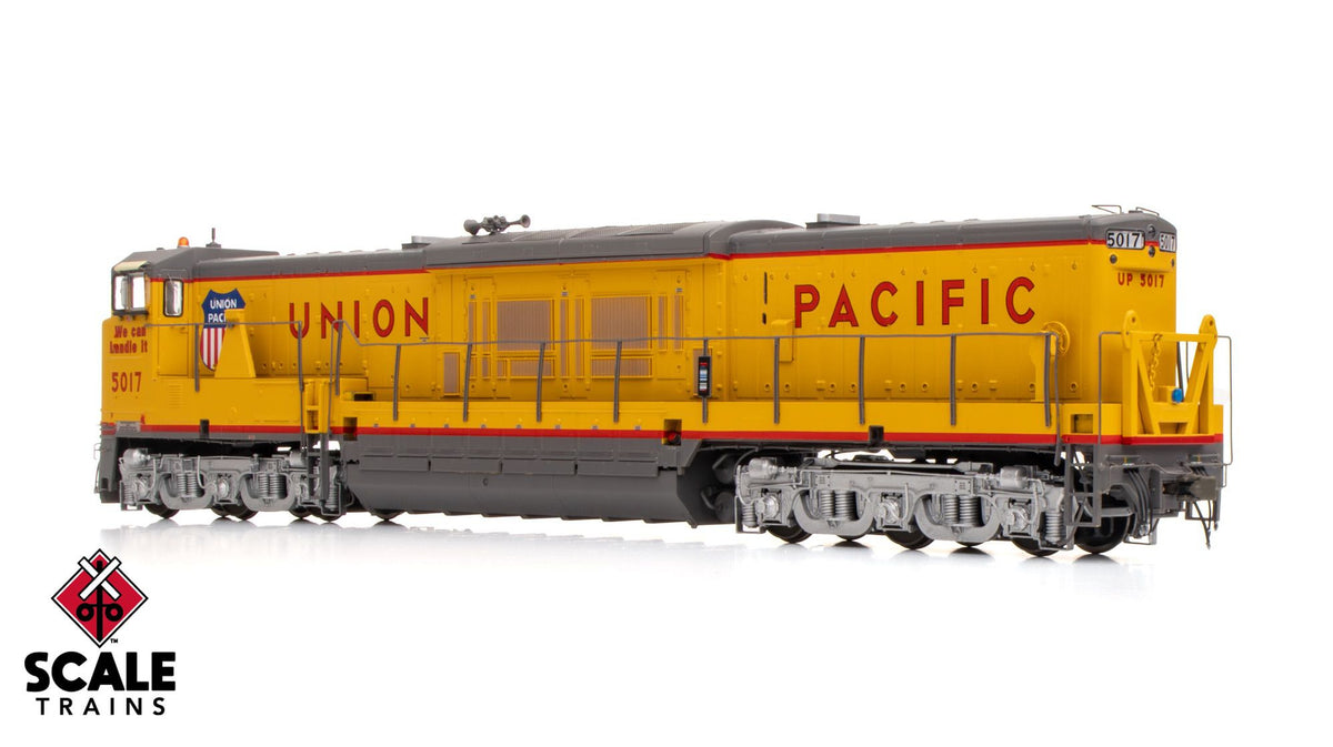 ScaleTrains SXT70124 Museum Quality HO Scale GE U50C, Union Pacific/We Can Handle It 5017 DC/DCC Ready
