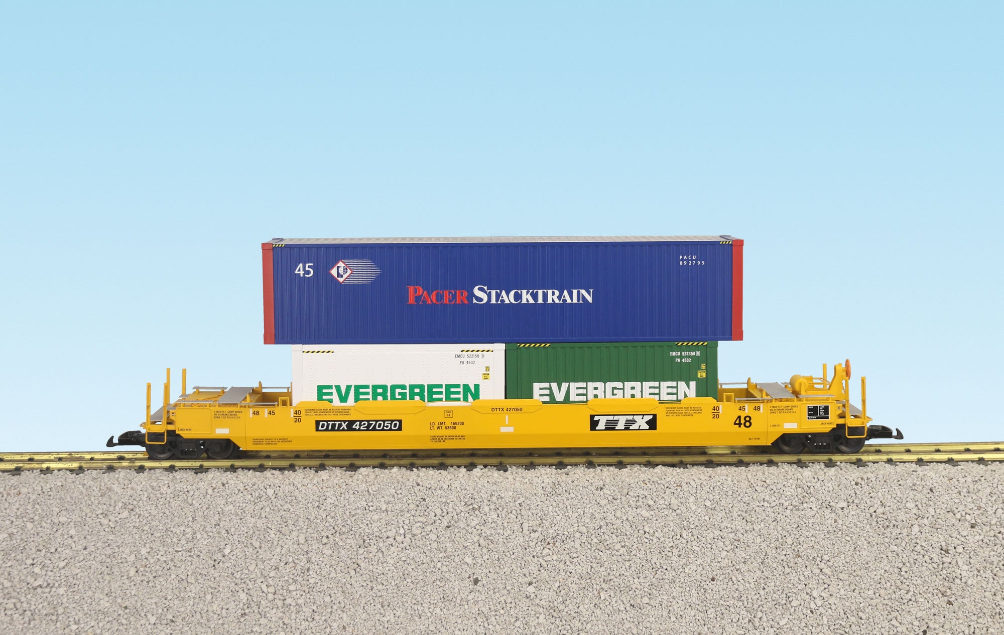 USA Trains R17101 G Ttx Intermodal Car W/containers #1