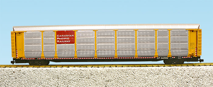 USA Trains R17181 G Canadian Pacific Bi-level Auto Carrier Yellow/black