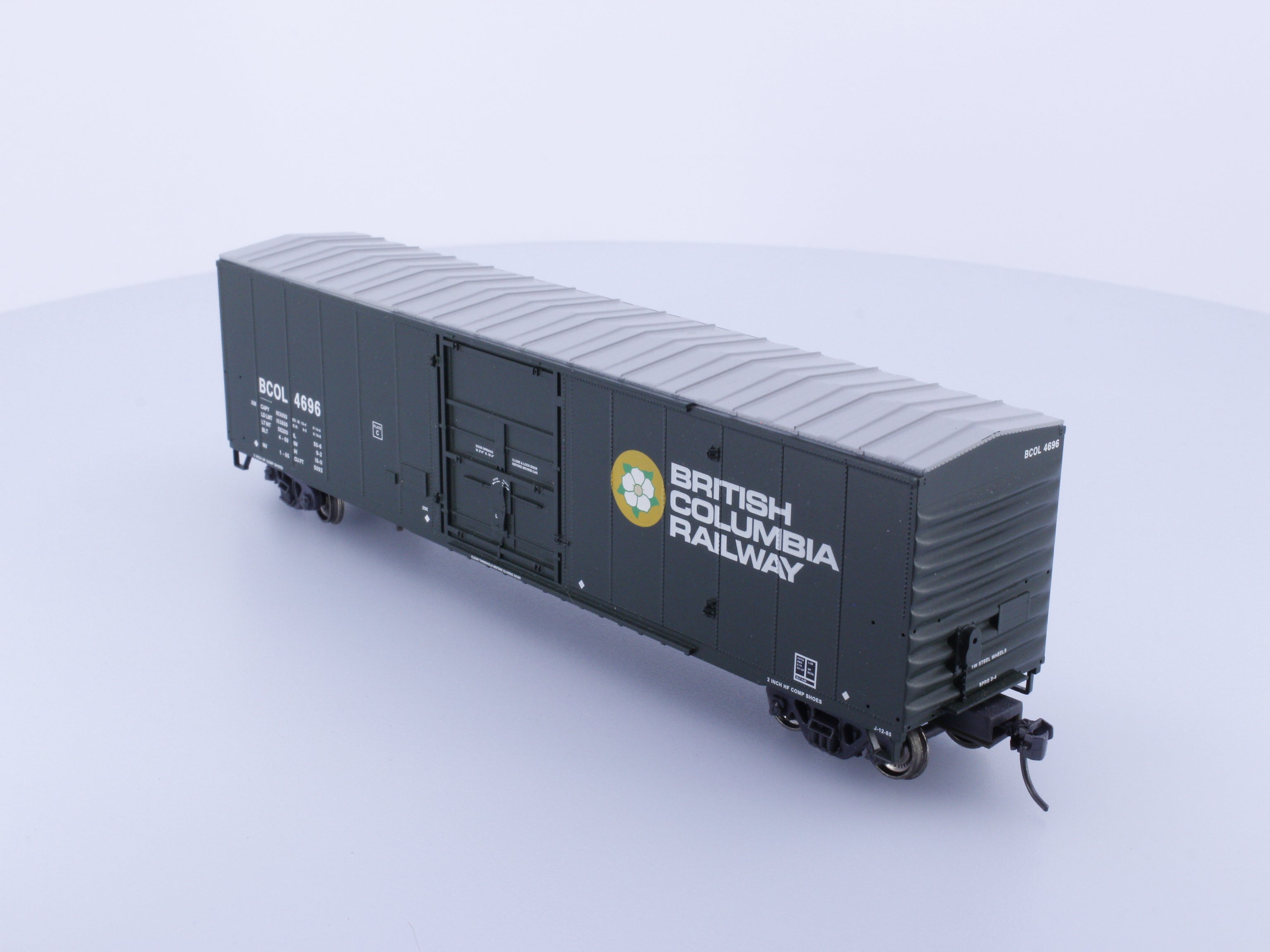 Proto 1000 Series 20907 HO 50' Newsprint Cars BC Rail (BCOL) 4696