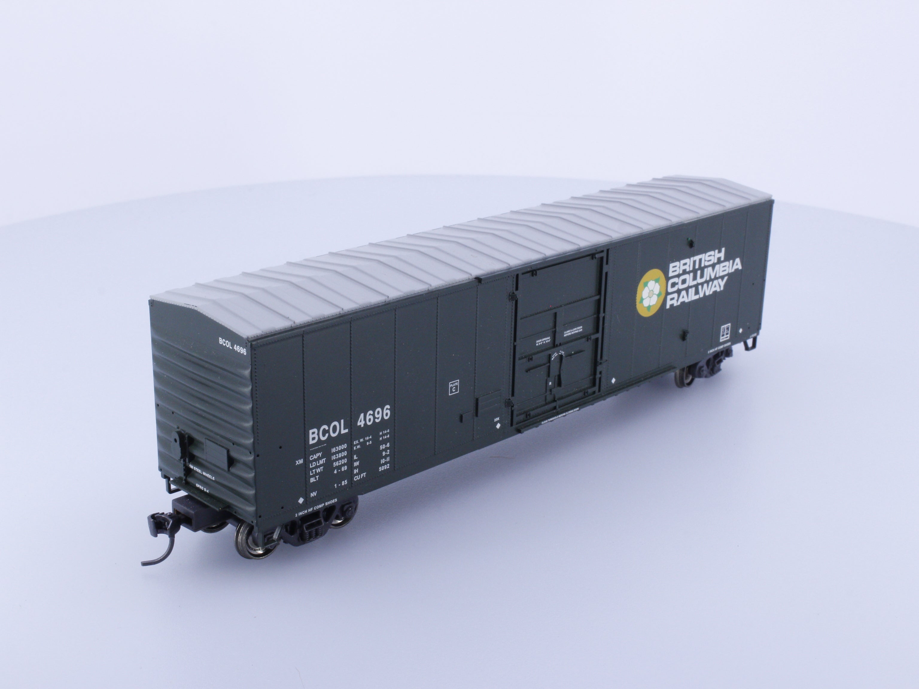 Proto 1000 Series 20907 HO 50' Newsprint Cars BC Rail (BCOL) 4696