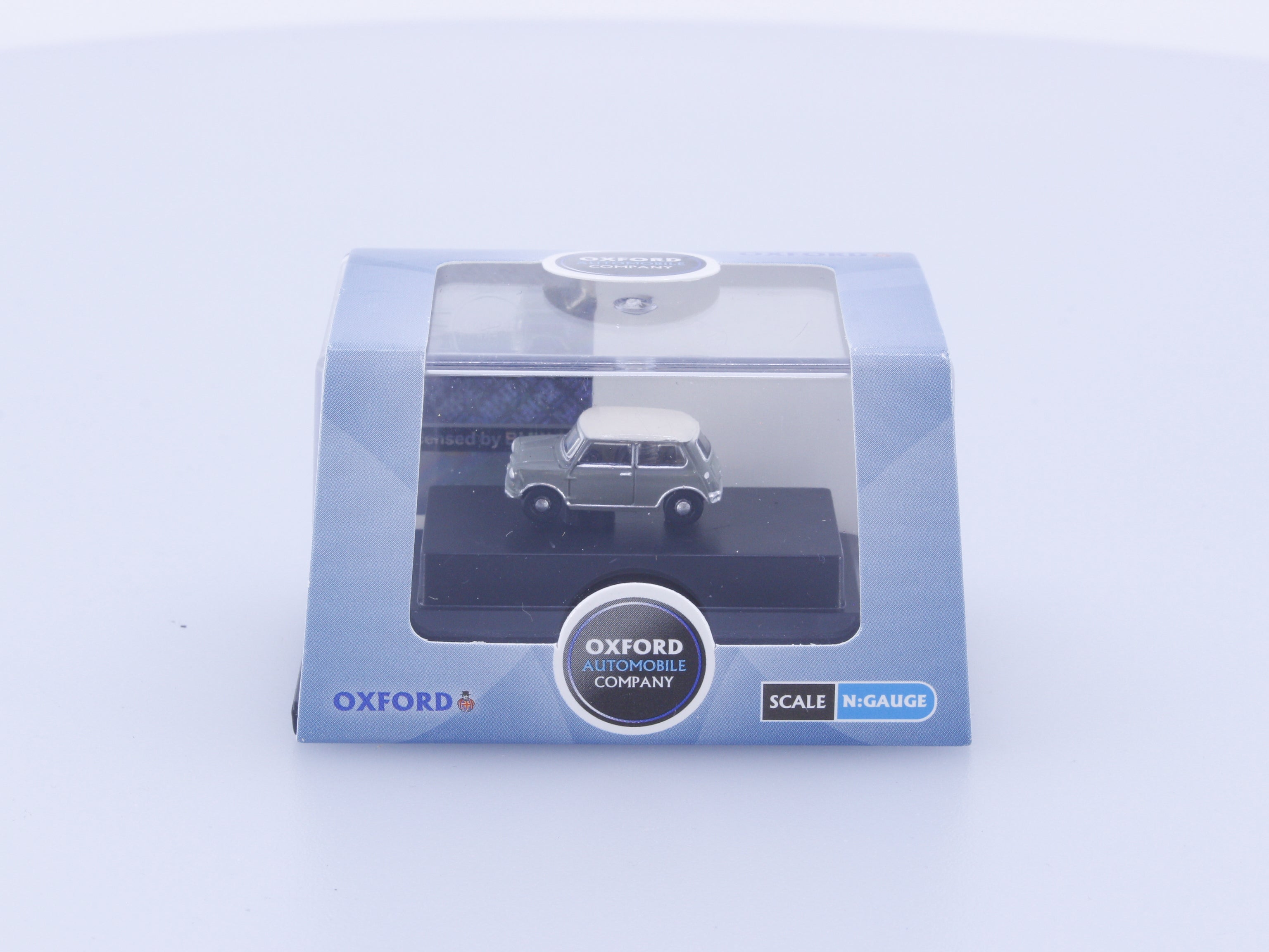 Oxford Diecast NMN009 N Classic Mini Tweed Grey