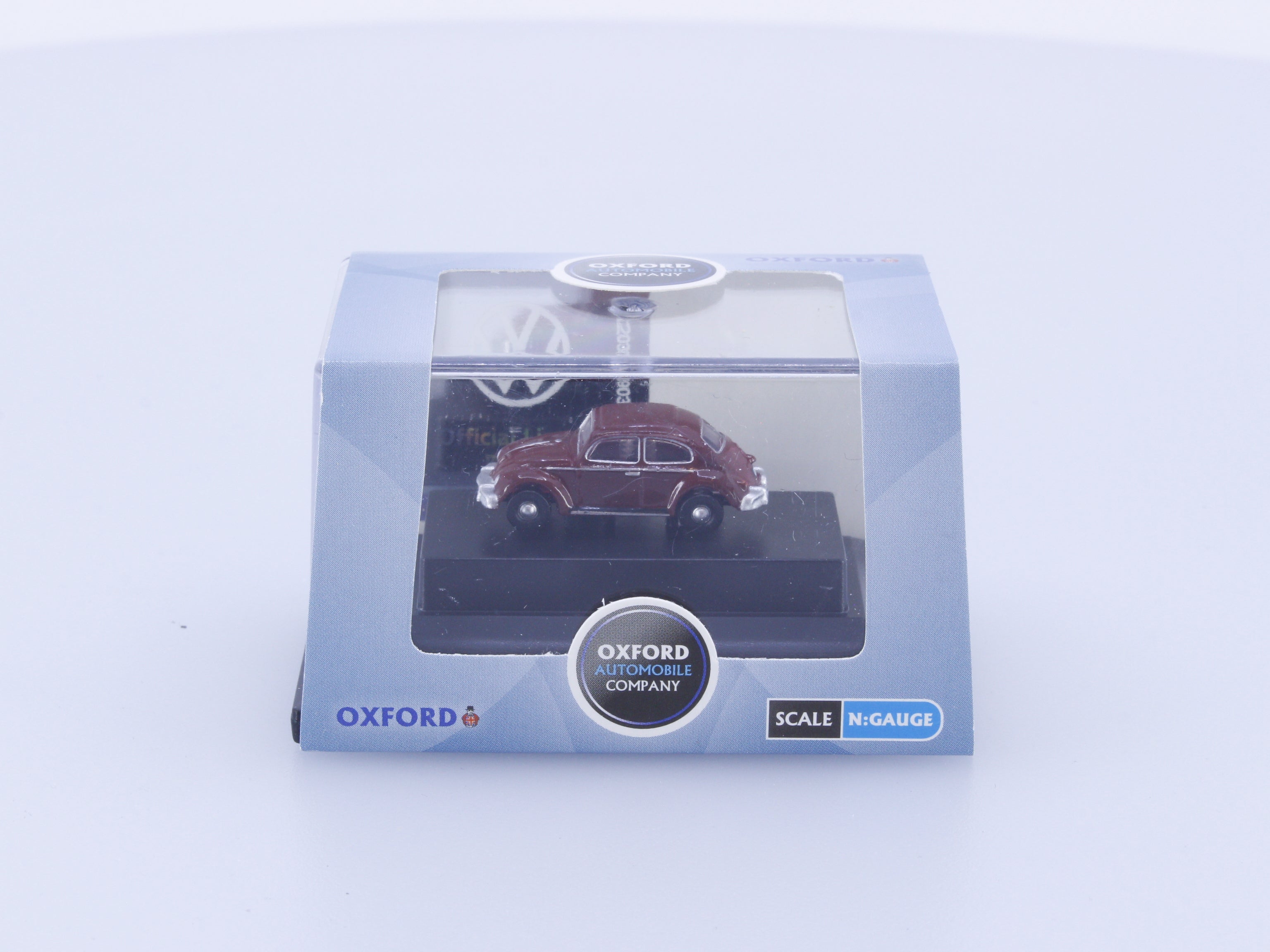 Oxford Diecast NVWB002 N Ruby Red VW Beetle