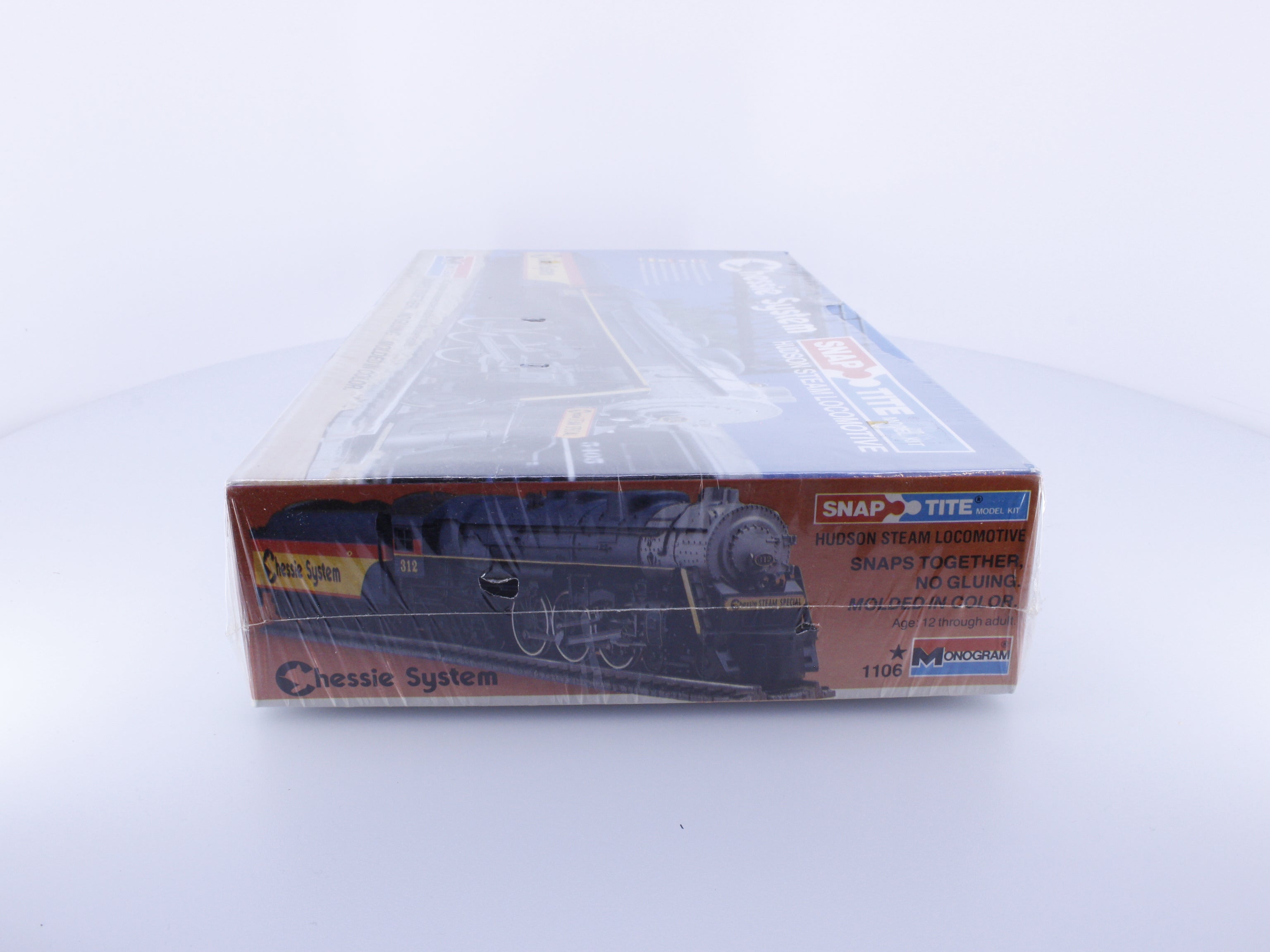 Monogram 1106 HO Cheesie System Hudson Steam Locomotive Plastic Model Kit Snap-Tite