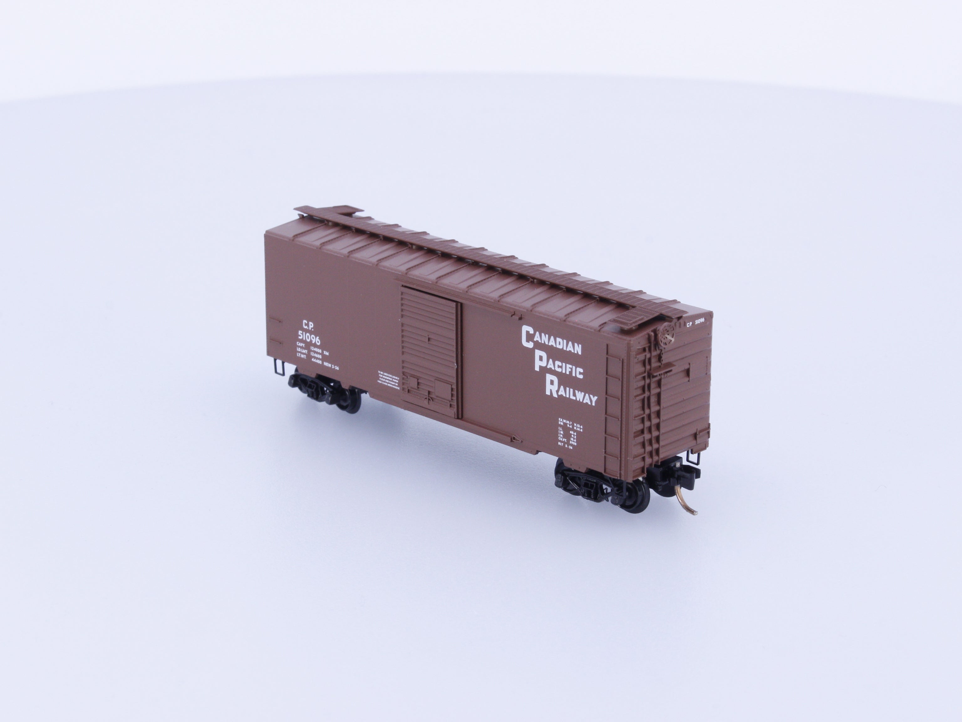Micro Trains 20436/3 N 40' Standard Box Car Single Door Canadian Pacific (CP) 51096