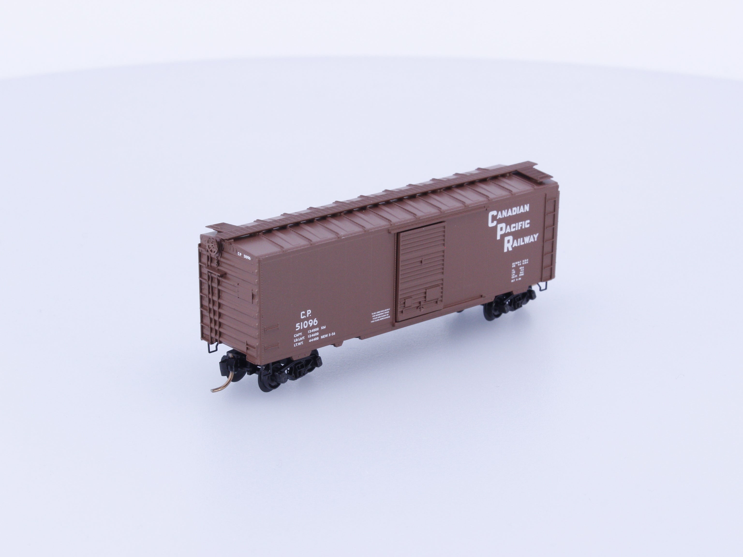Micro Trains 20436/3 N 40' Standard Box Car Single Door Canadian Pacific (CP) 51096