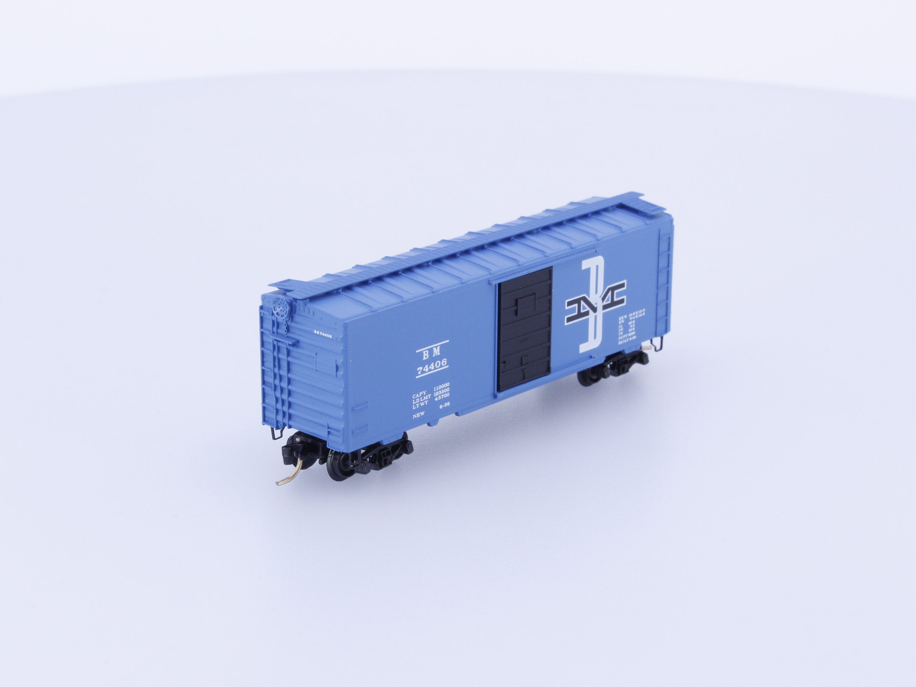 Micro Trains 20780/2 N 40' Standard Box Car Single Door Pennsylvania (PRR) 74406