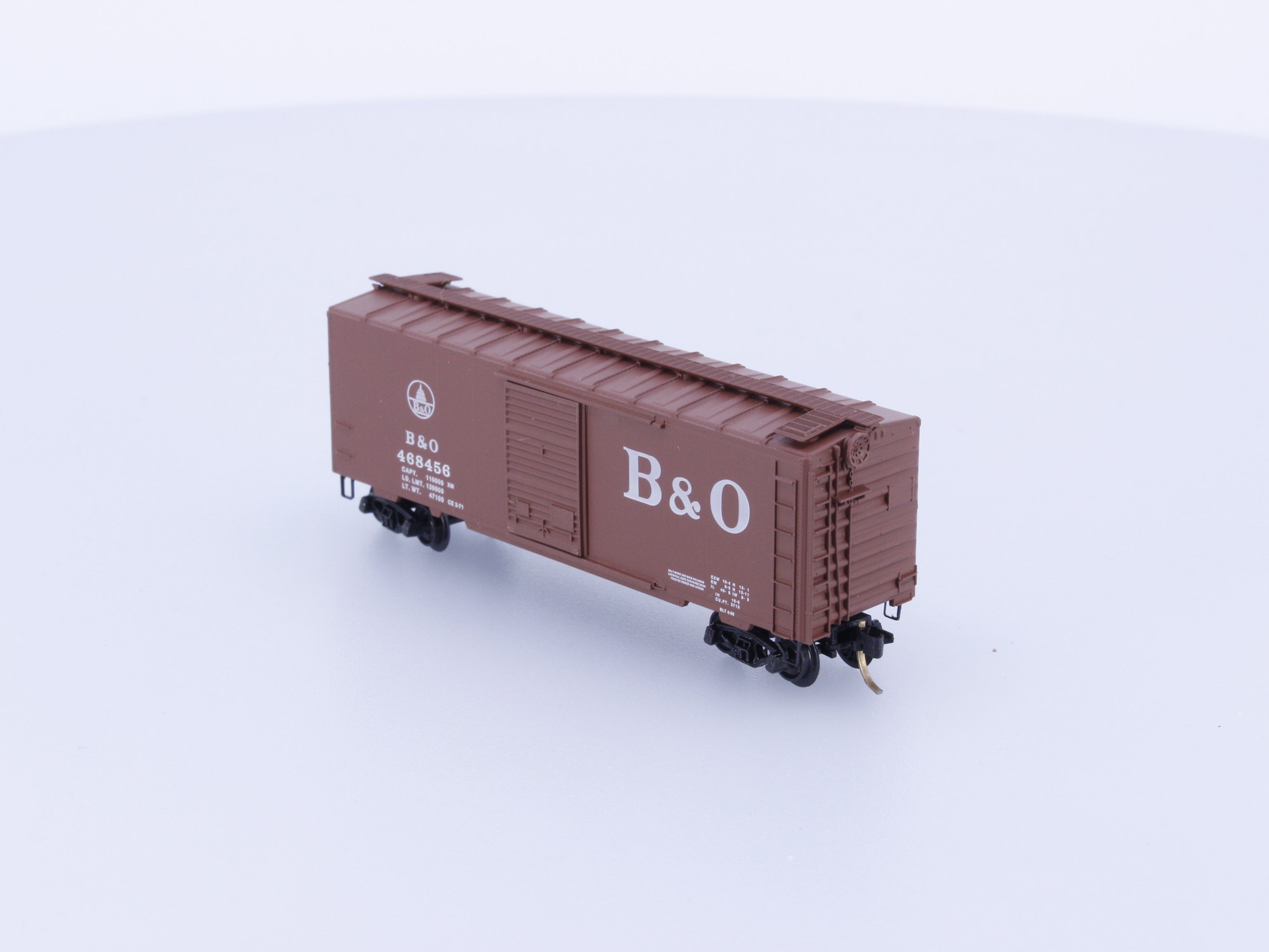 Micro Trains 20312 N 40' Standard Box Car Single Door Baltimore and Ohio (BO) 468456