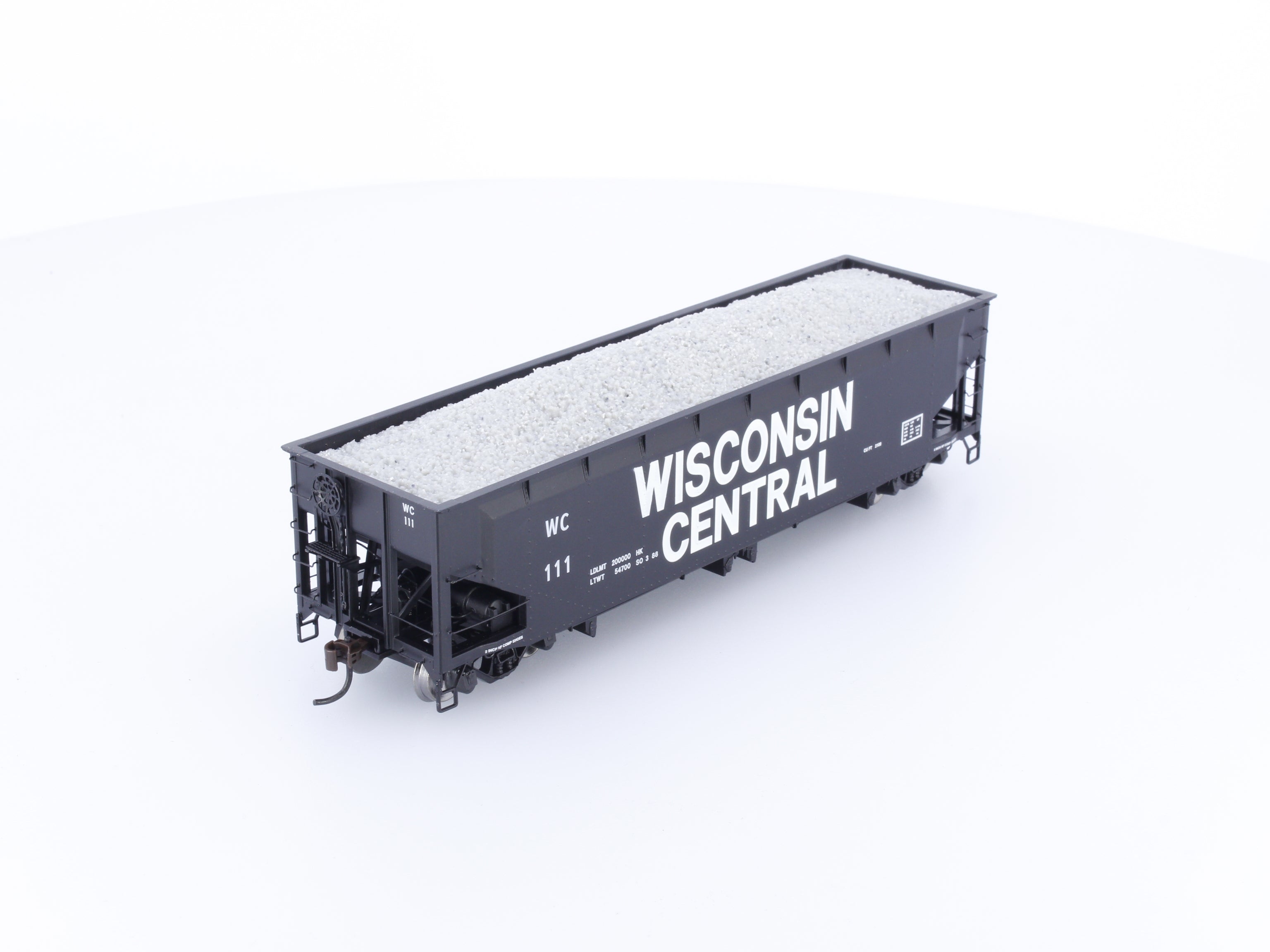 Athearn 95698 HO 40' Offset Ballast Hopper Wisconsin Central (WC) 111