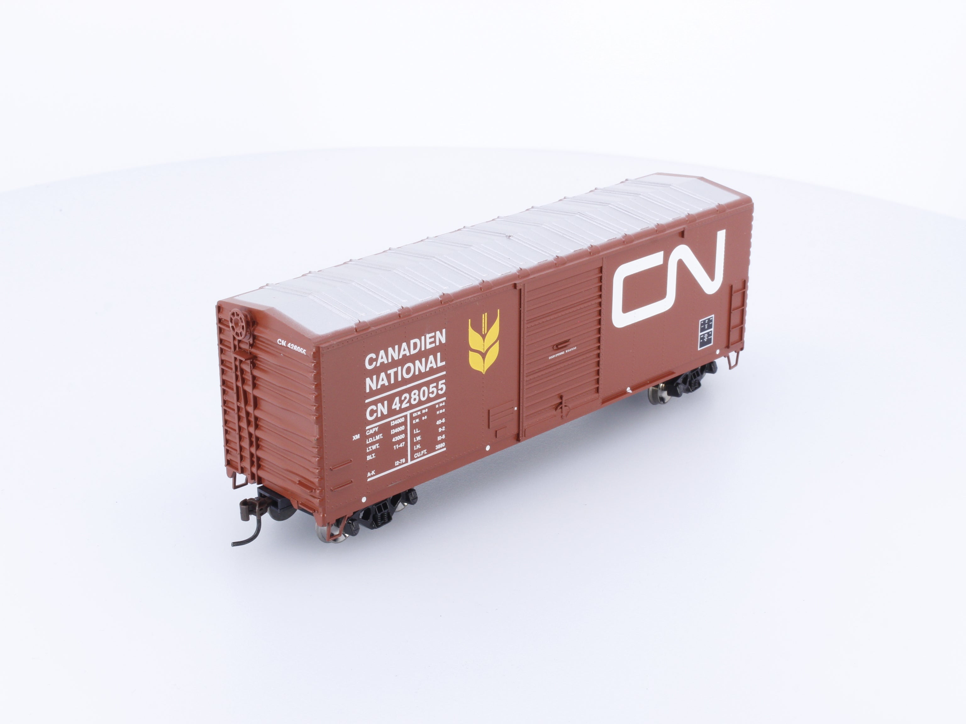 Athearn 70447 HO 40' Modernized Box Car Canadian National (CN) 428055