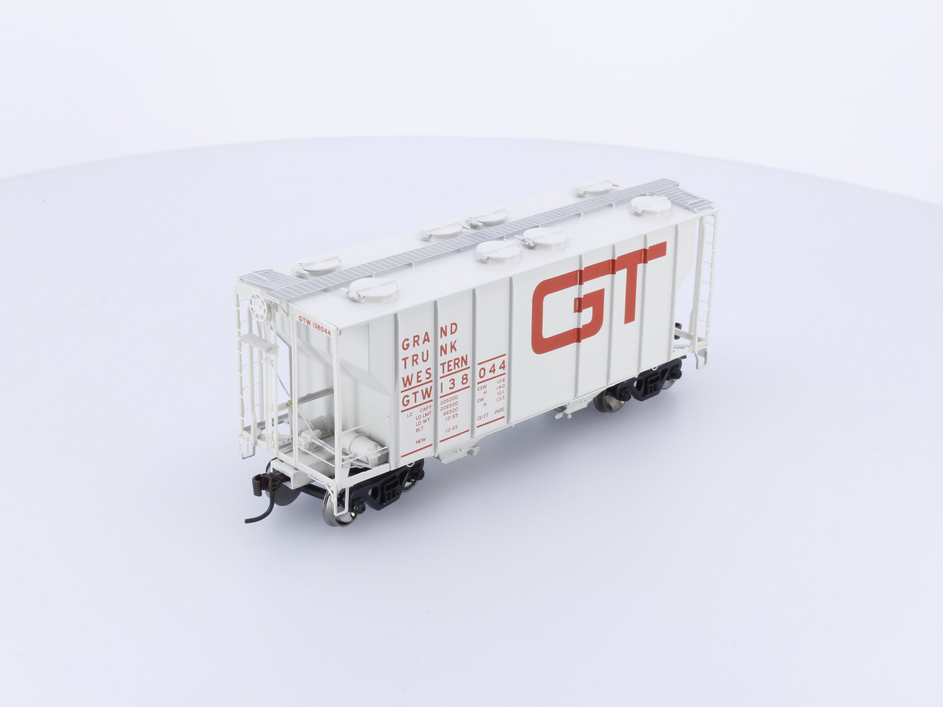Athearn 95563 HO PS 2600 Covered Hopper Grand Trunk Western (GTW) 138044