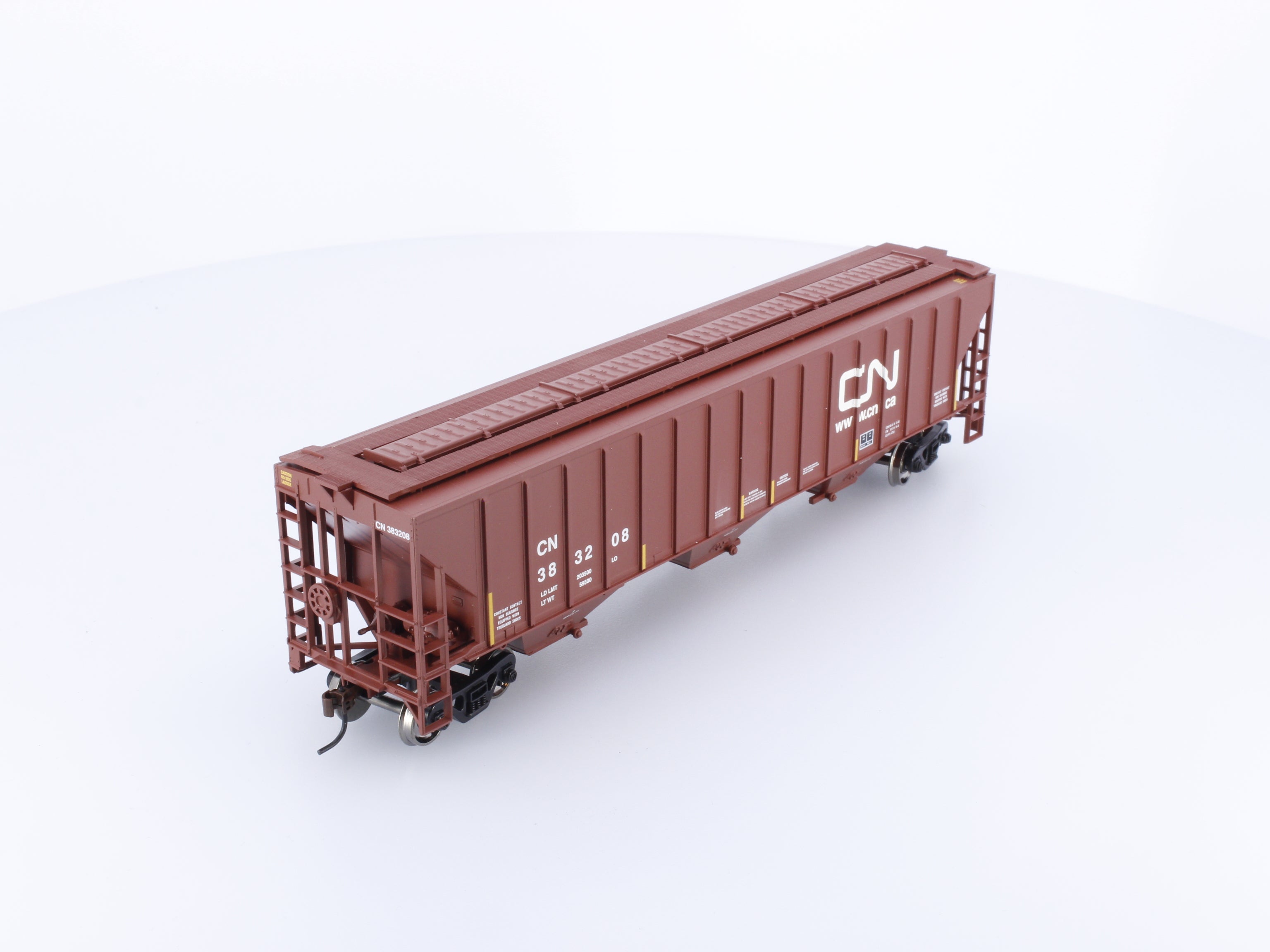Athearn 72377 HO PS 4740 Covered Hopper Canadian National (CN) 383208