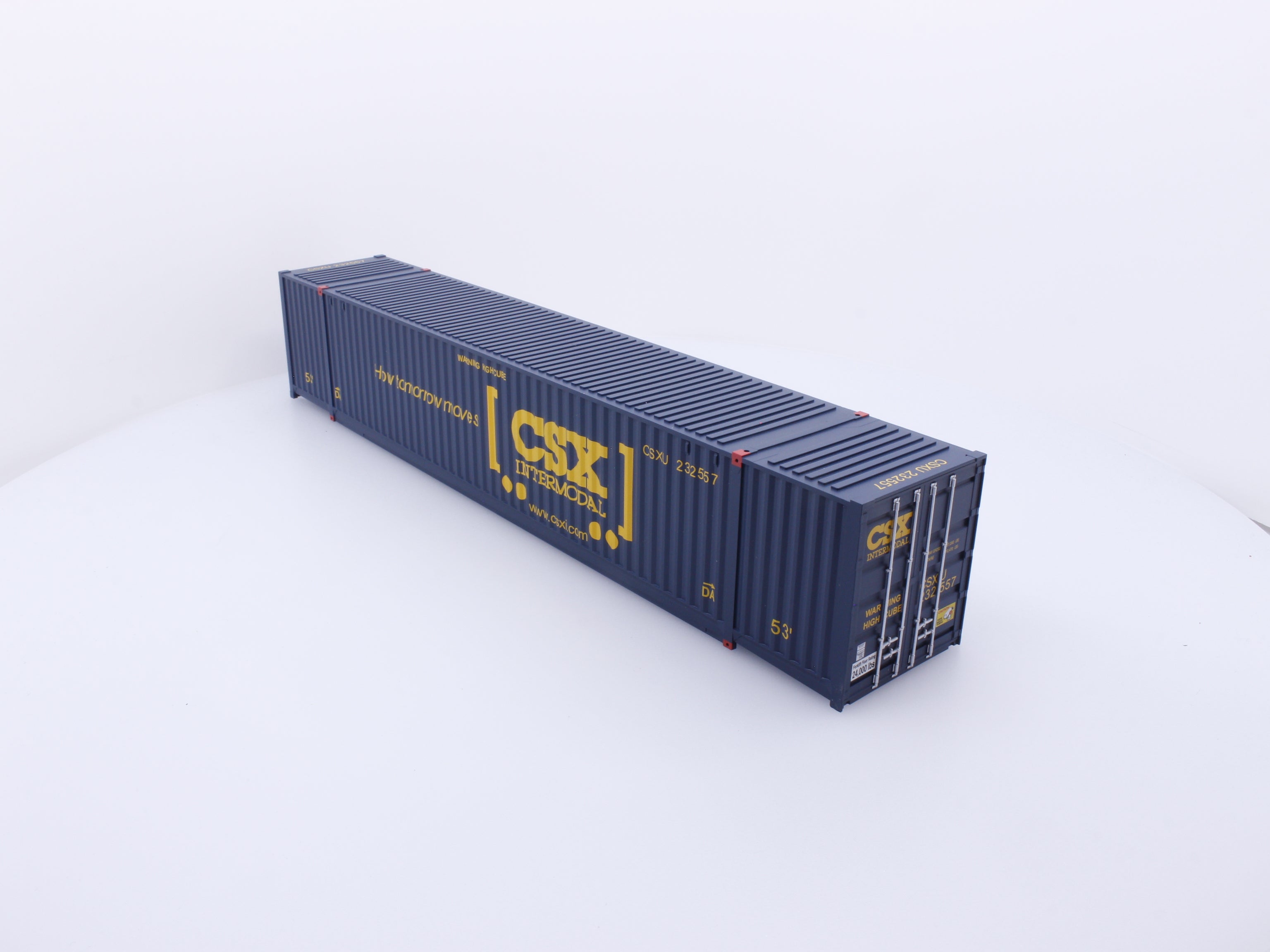 Atlas 3006310-10 O Master Line Jindo 53' Container "How Tomorrow Moves" CSX (CSX) 232557