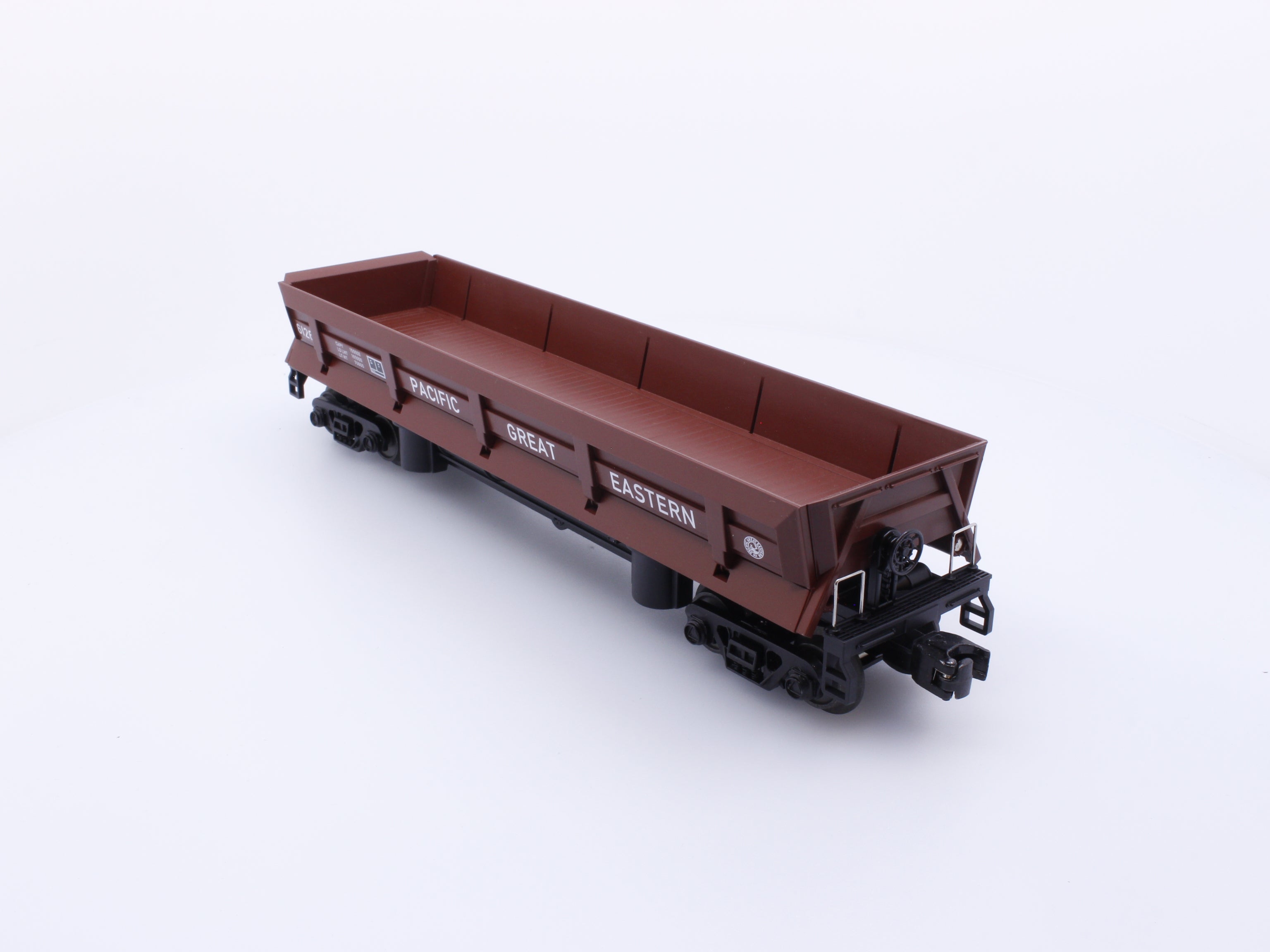 MTH 30-79638 O Rail King Dump Car w/ Operating Bay Pacific Great Eastern (PGE) 6126 (#1)