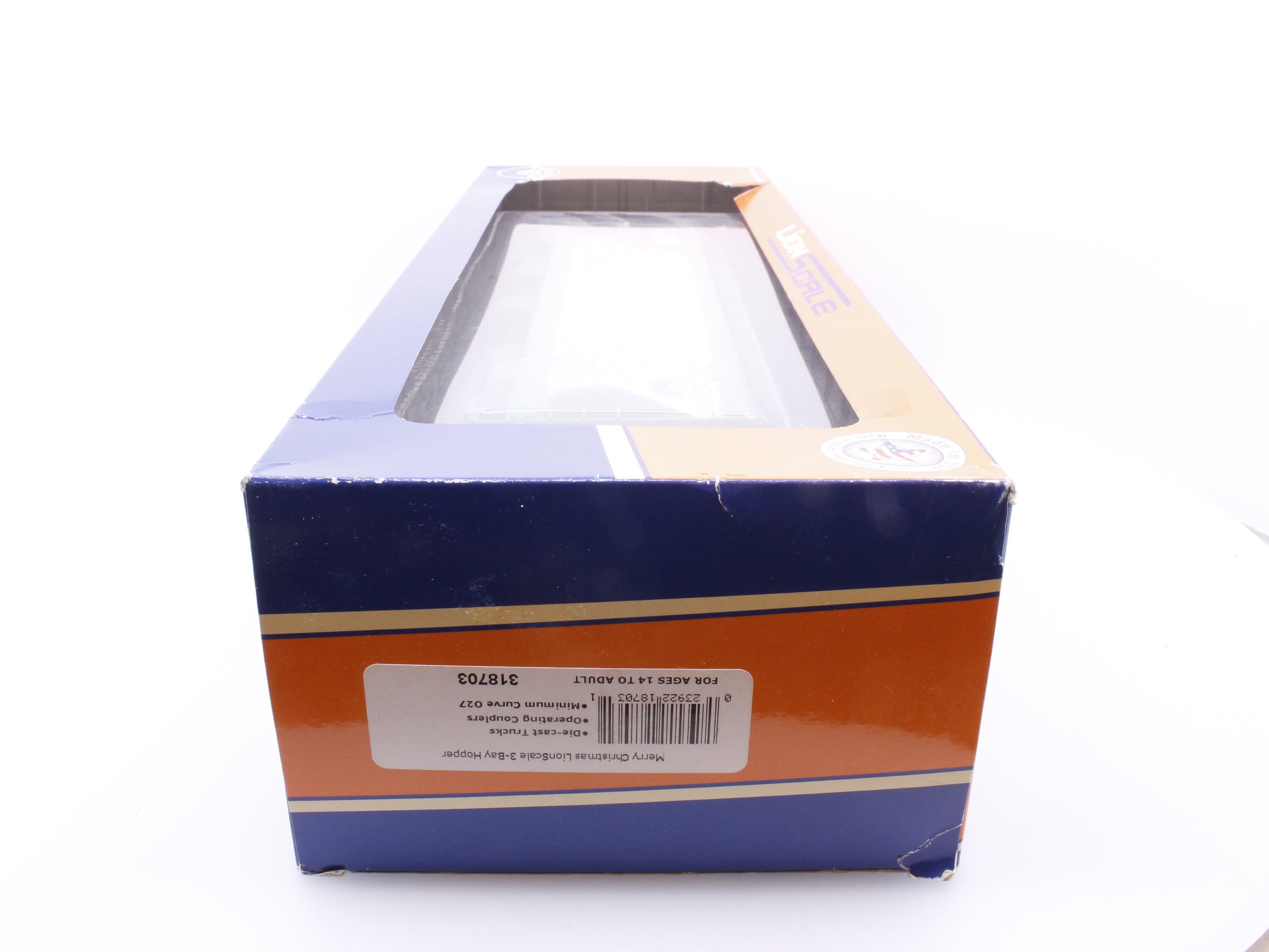 Lionel 318703 O Merry Christmas LionScale 3 Bay Hopper