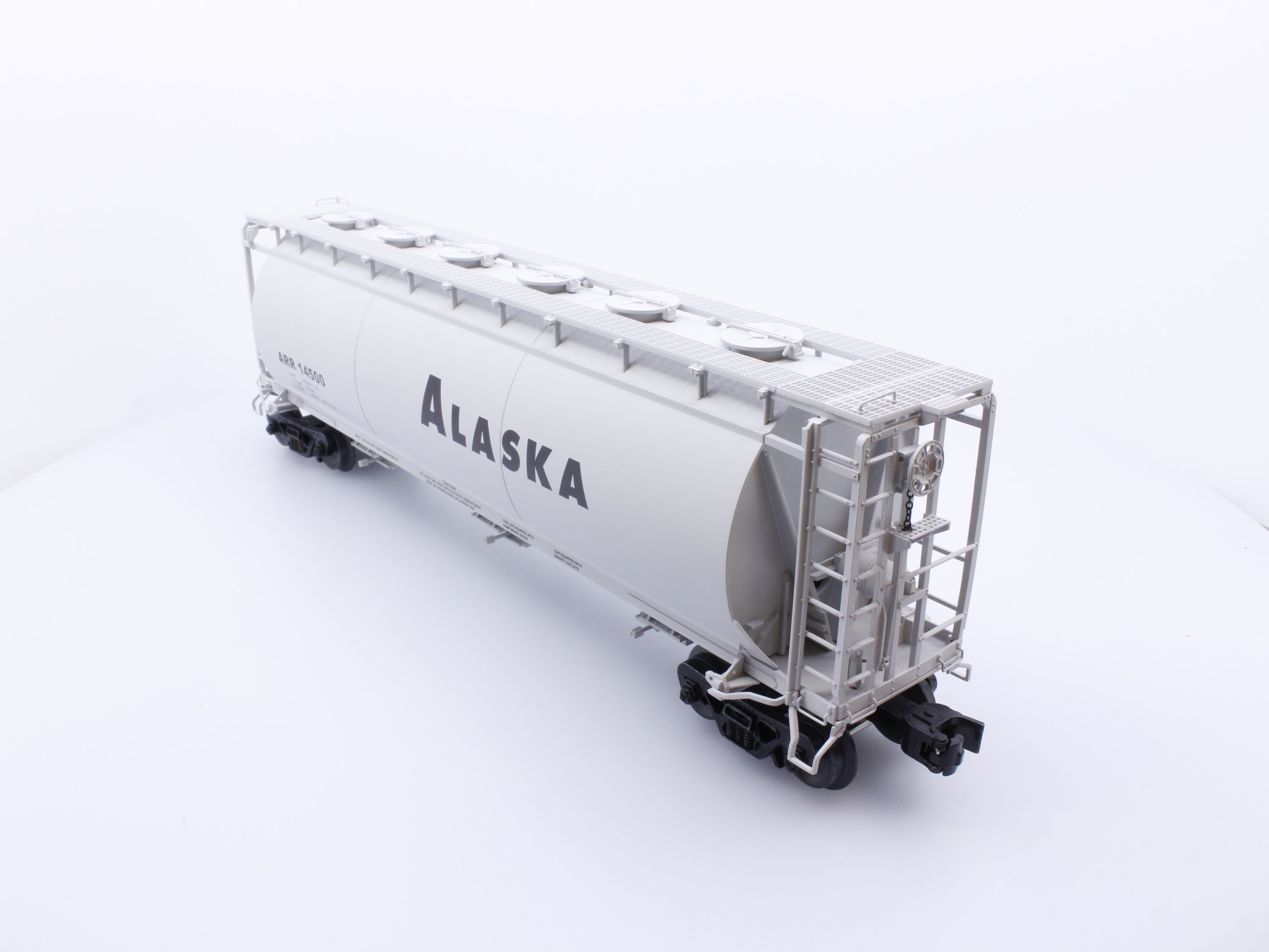 Lionel 2226090 O Cylindrical Covered Hopper Alaska Railroad (ARR) 14500