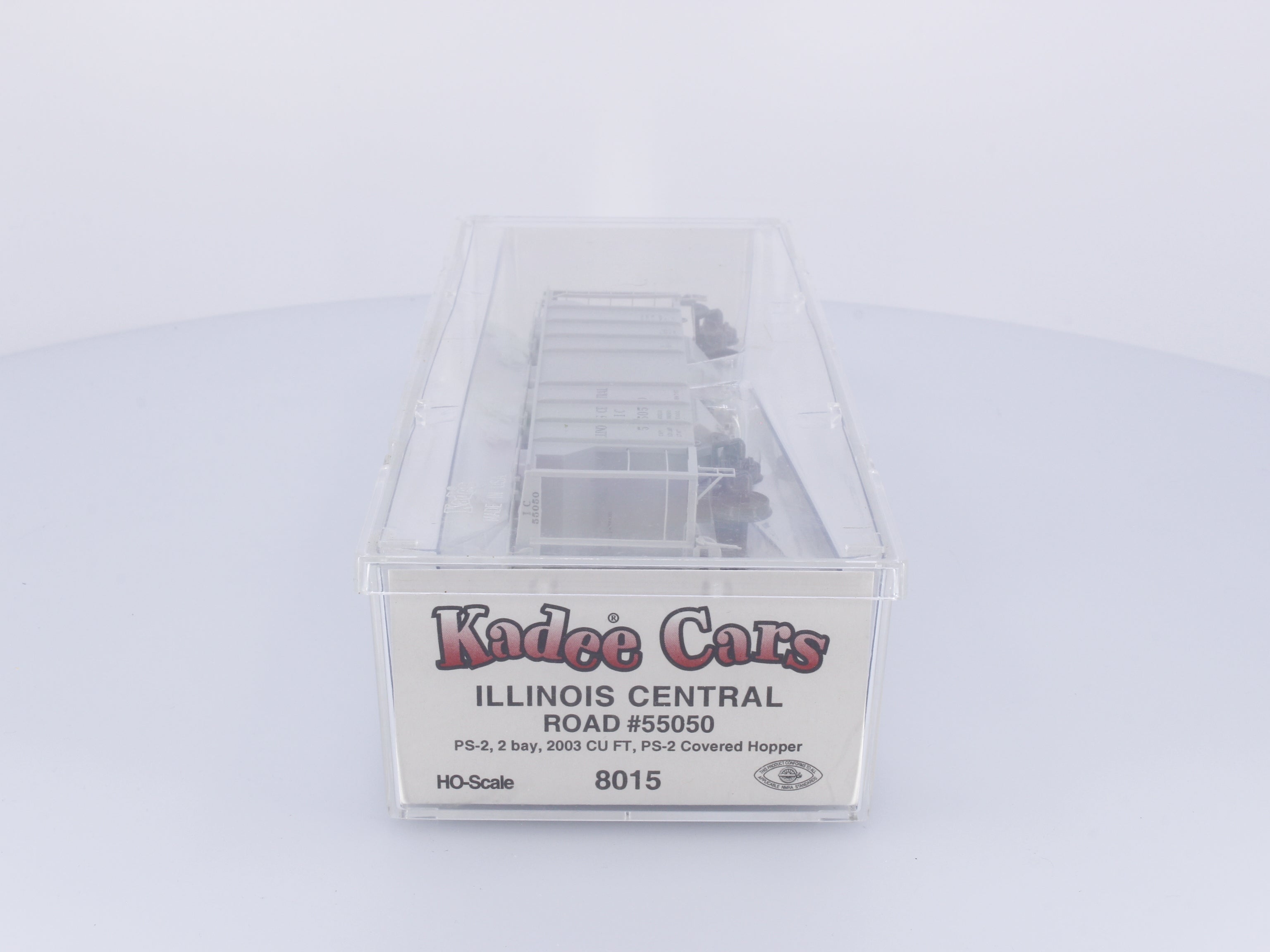 Kadee 8015 HO PS-2 2 Bay 2003 CU FT, Covered Hopper Illinois Central (IC) 55050