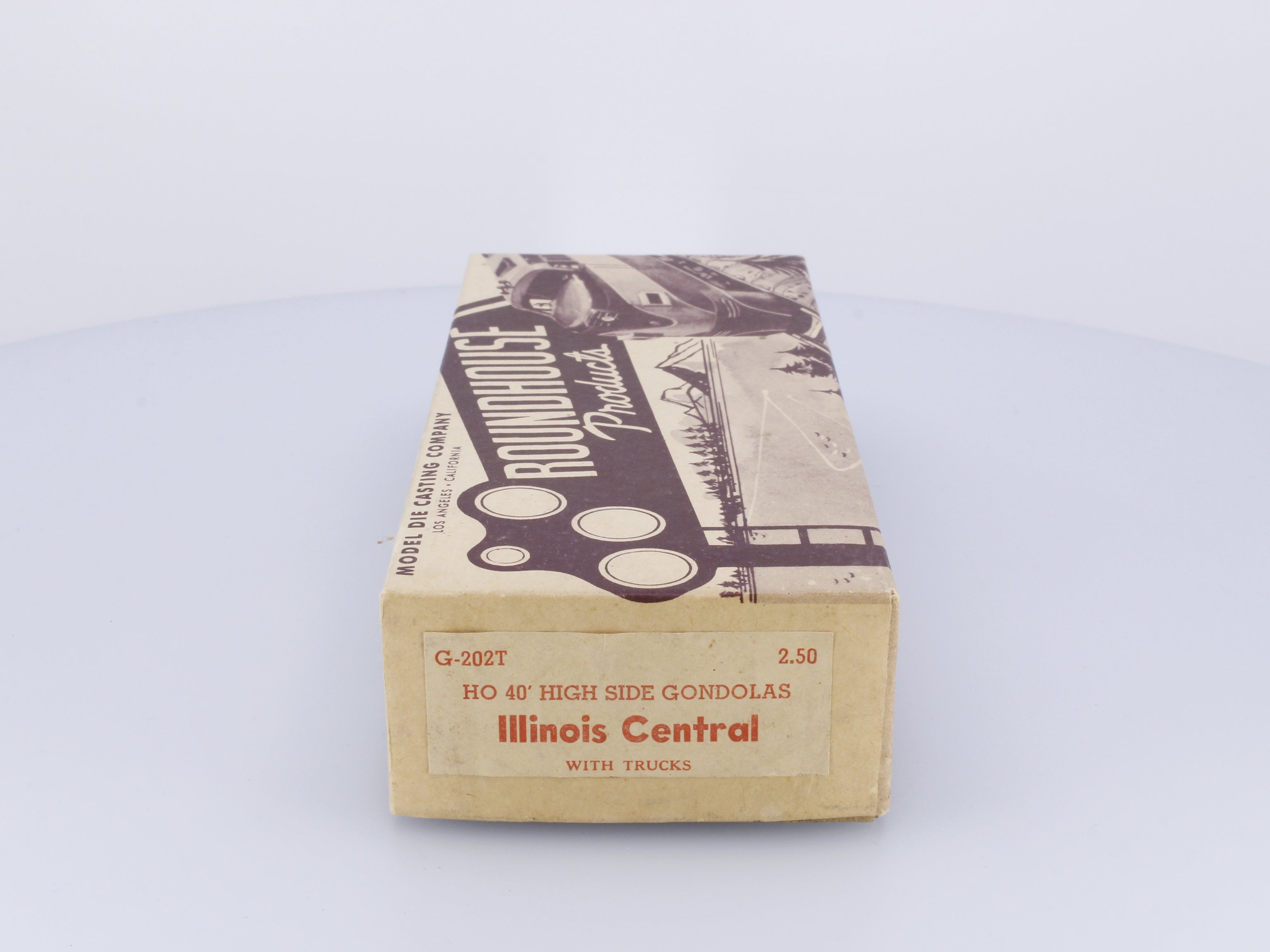 Roundhouse G-202T HO 40' High Side Gondola Illinois Central (IC)