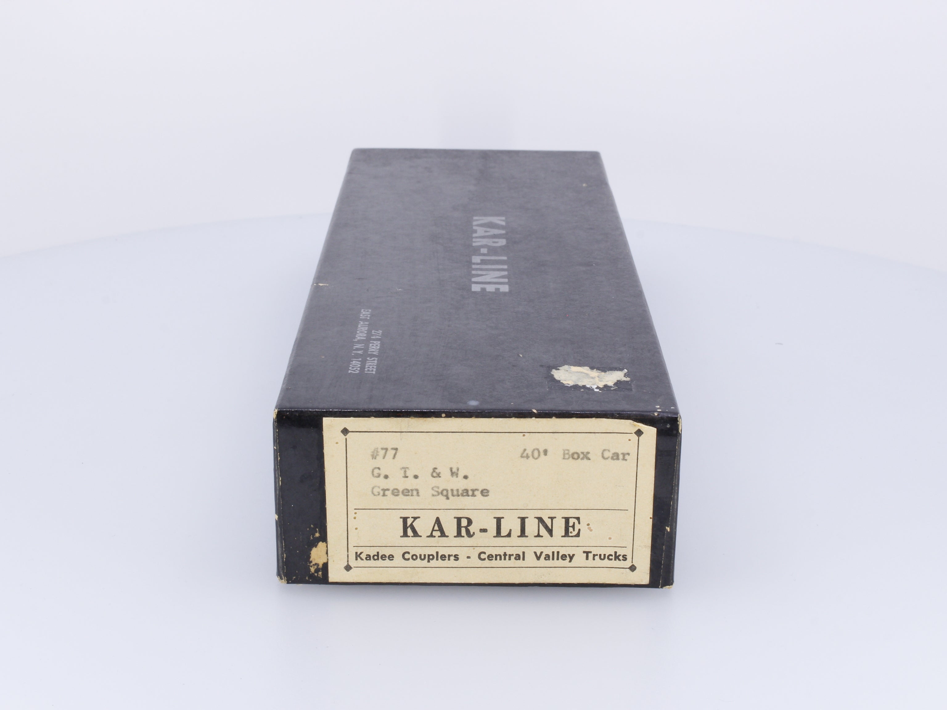 Kar-Line 77 HO 40' Box Car Grand Trunk Western (GTW) 591974