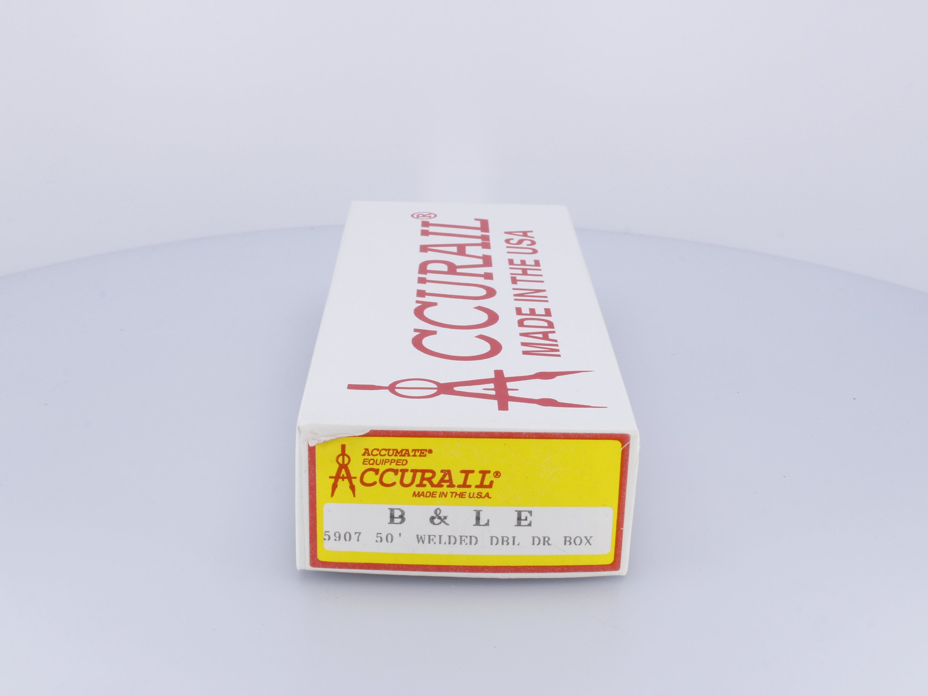 Accurail 5907 HO 50' Welded Double Door Box Car Bessemer & Lake Erie (B&LE) 82553