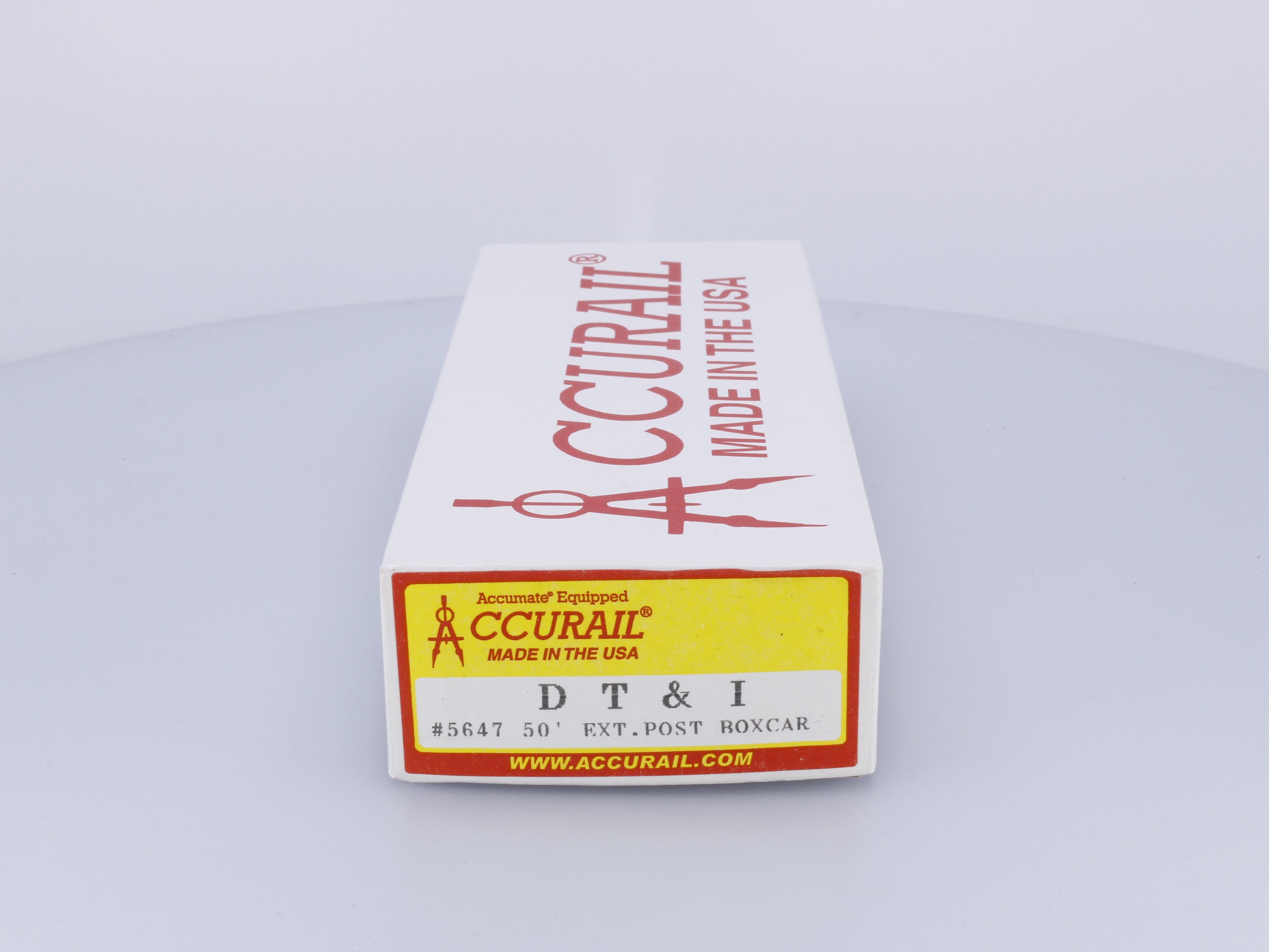 Accurail 5647 HO 50' Ext. Post. Boxcar Detroit Toledo and Ironton (DTI) 16918