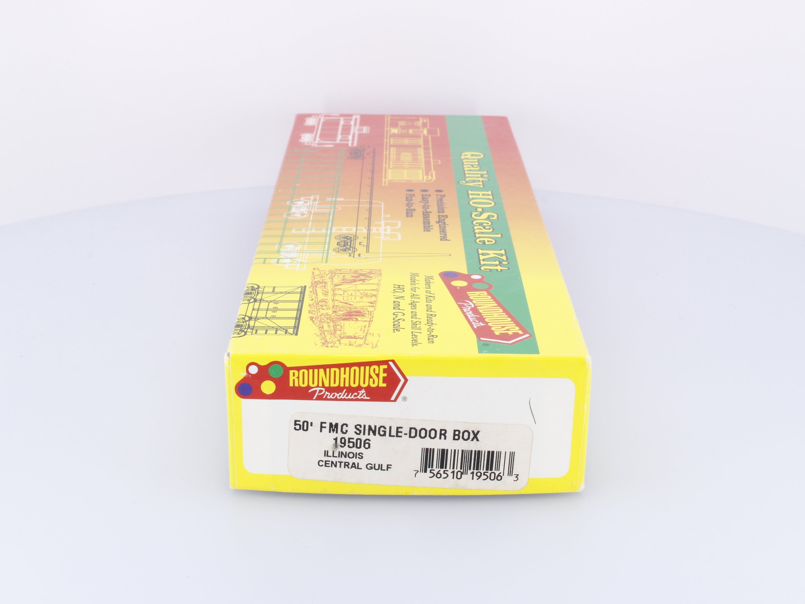 Roundhouse 19506 HO 50' FMC Single Door Box Car Illinois Central Gulf 535537