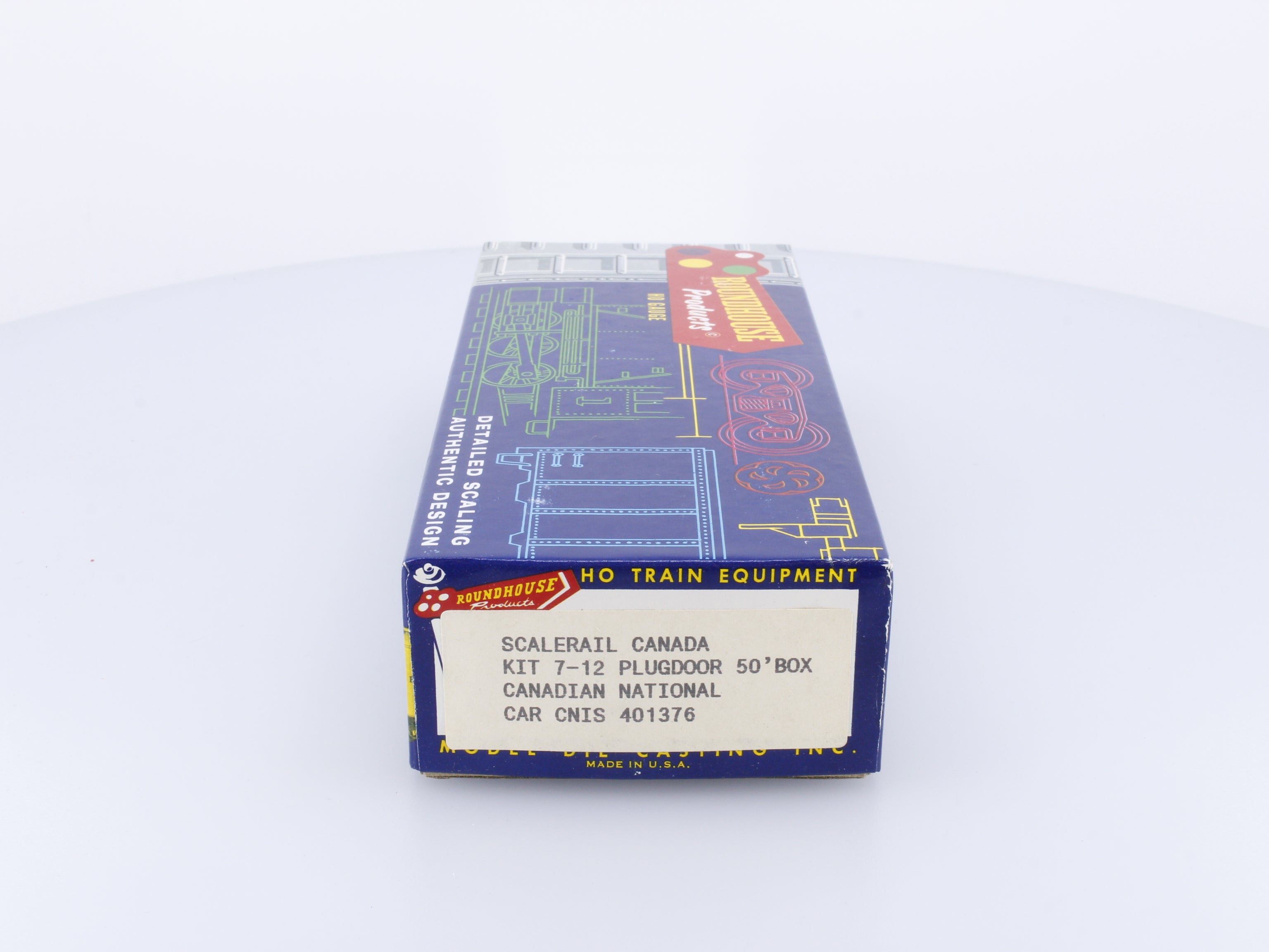 Scalerail Industries 7-12 HO 50' Plug Door Box Car Canadian National (CN) 401376