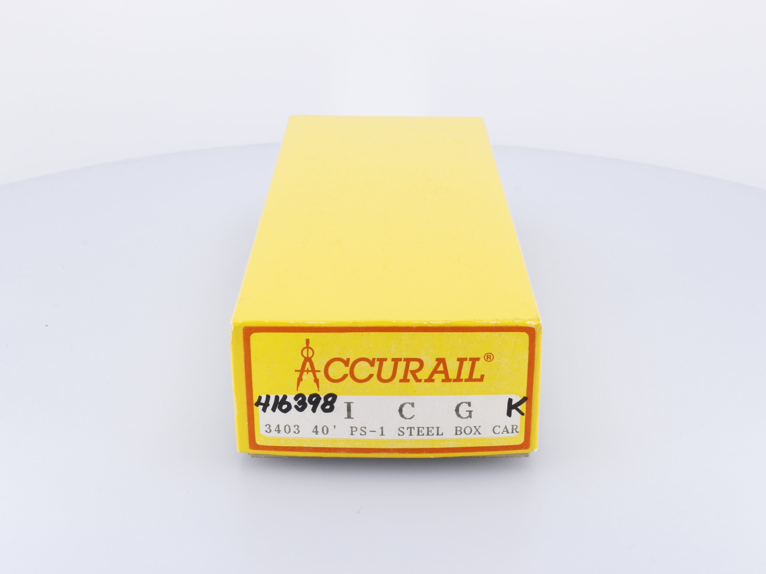 Accurail 3403 HO 40' PS-1 Steel Box Car Illinois Central Gulf (ICG) 416398