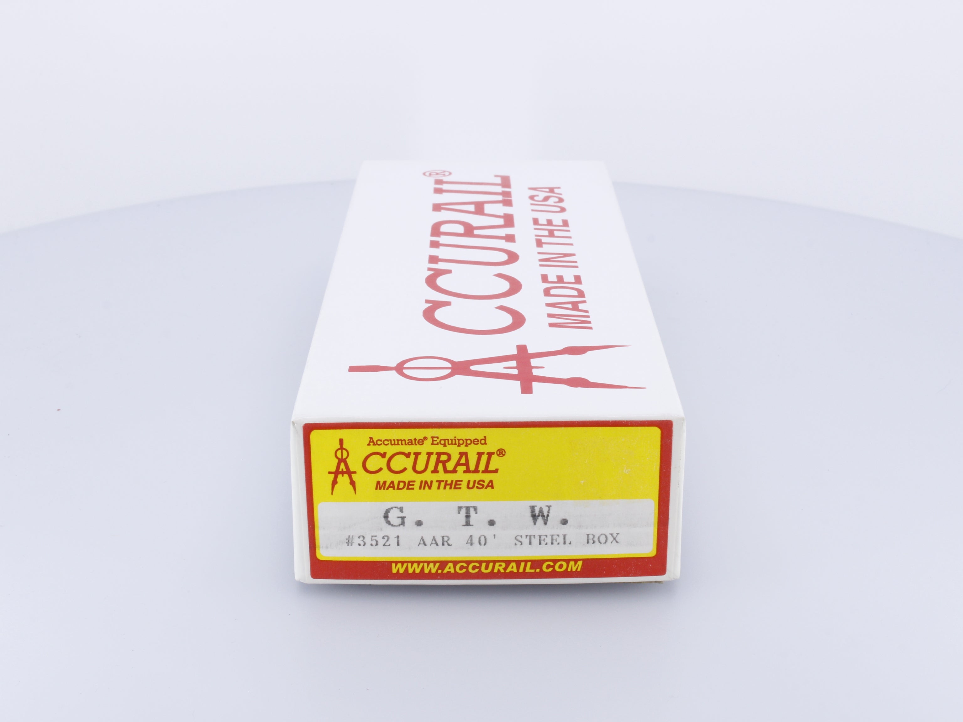 Accurail 3521 HO AAR 40' Steel Box Car Grand Trunk Western (GTW) 516472