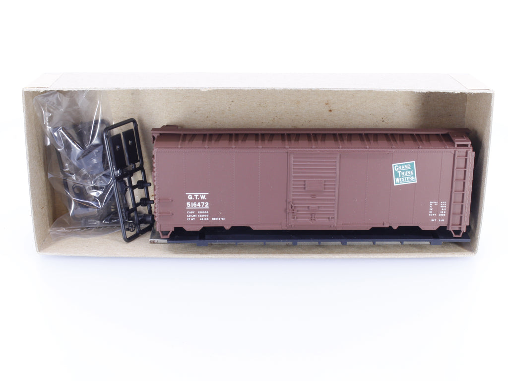 Accurail 3521 HO AAR 40' Steel Box Car Grand Trunk Western (GTW) 516472