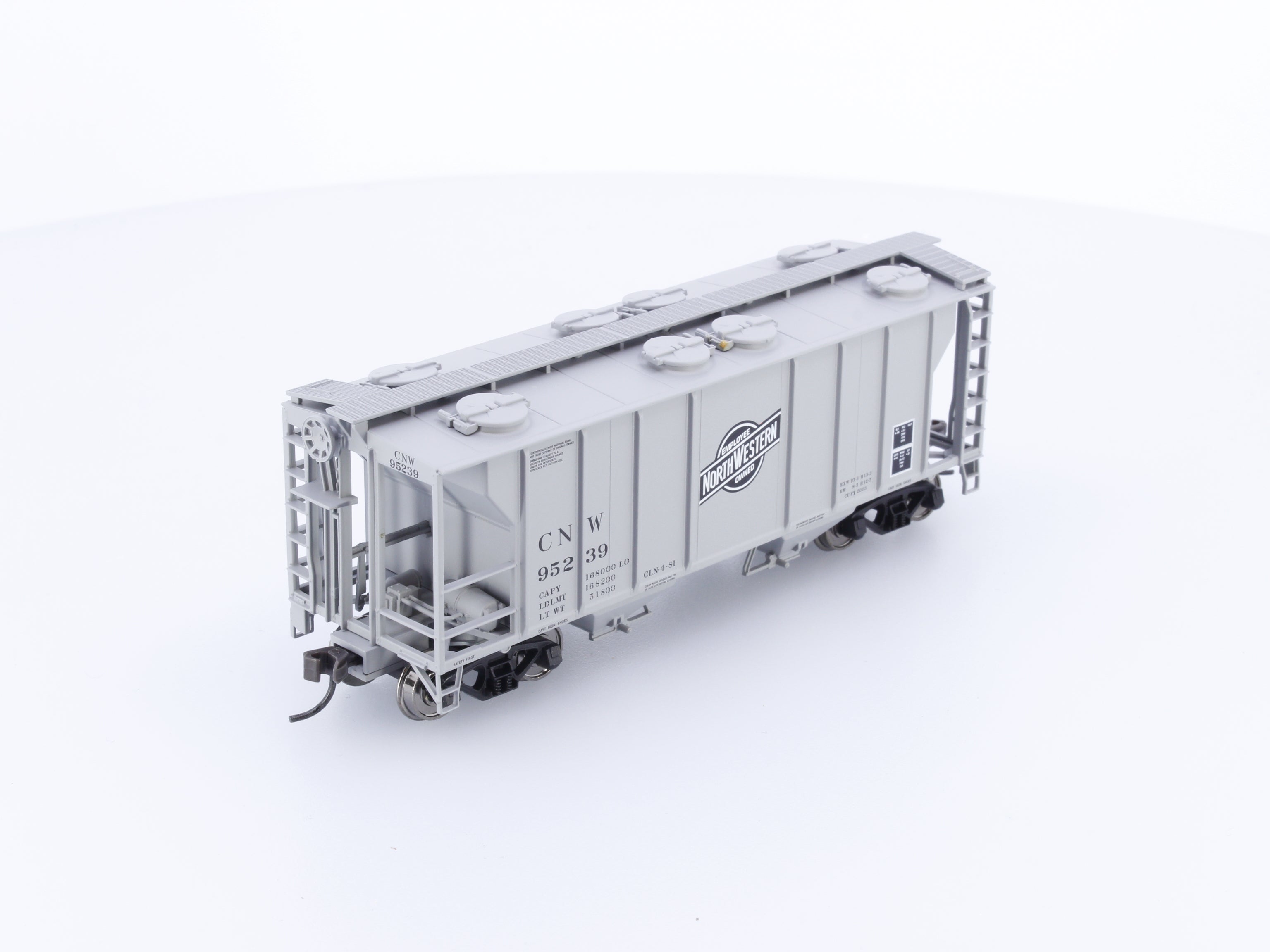 Atlas 1837-2 HO PS-2 Covered Hopper Chicago and North Western (CNW) 95239