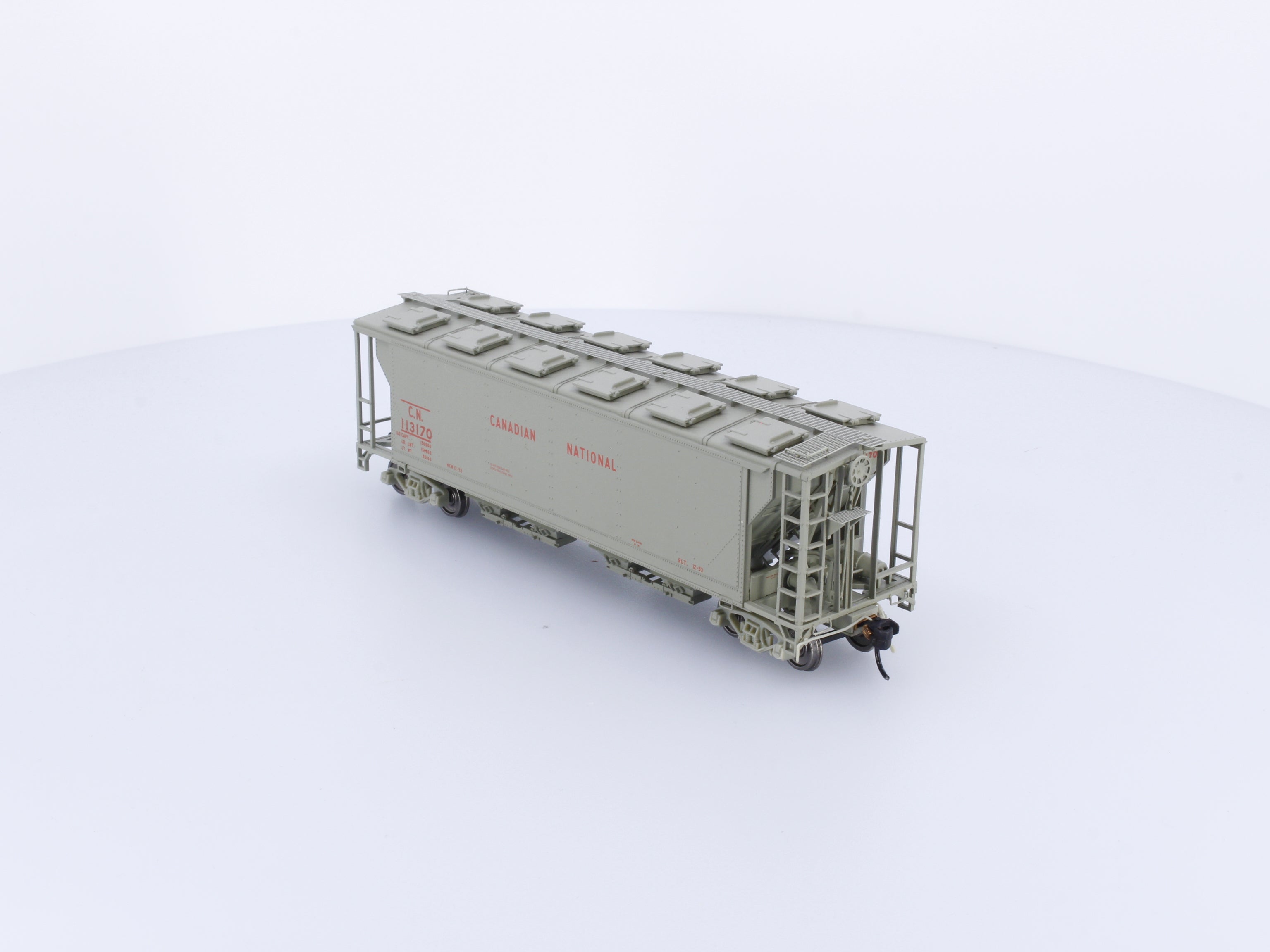 Trueline Trains 300551 HO 4 Bay Slab Side Hopper Canadian National (CN) 113170
