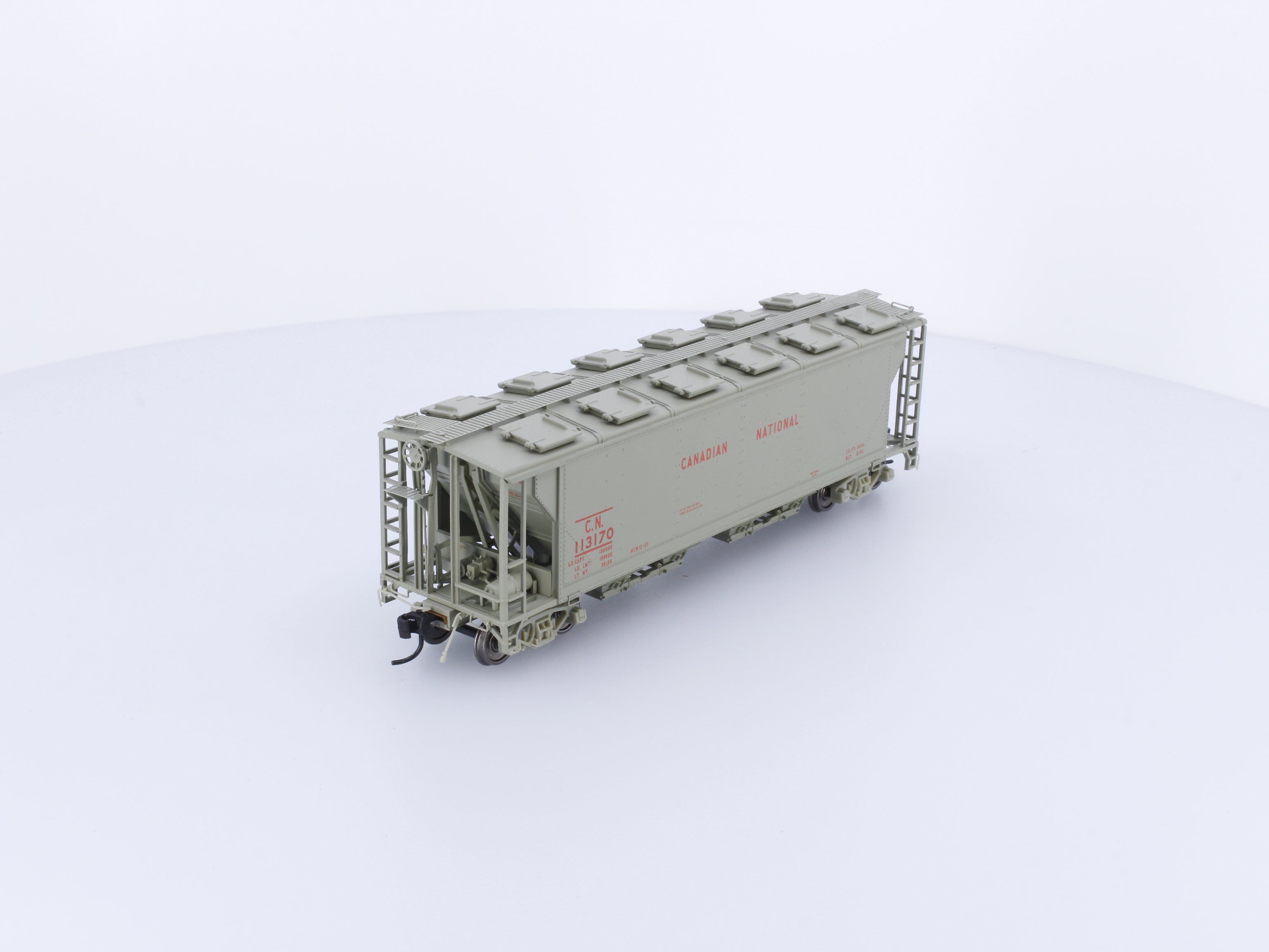 Trueline Trains 300551 HO 4 Bay Slab Side Hopper Canadian National (CN) 113170