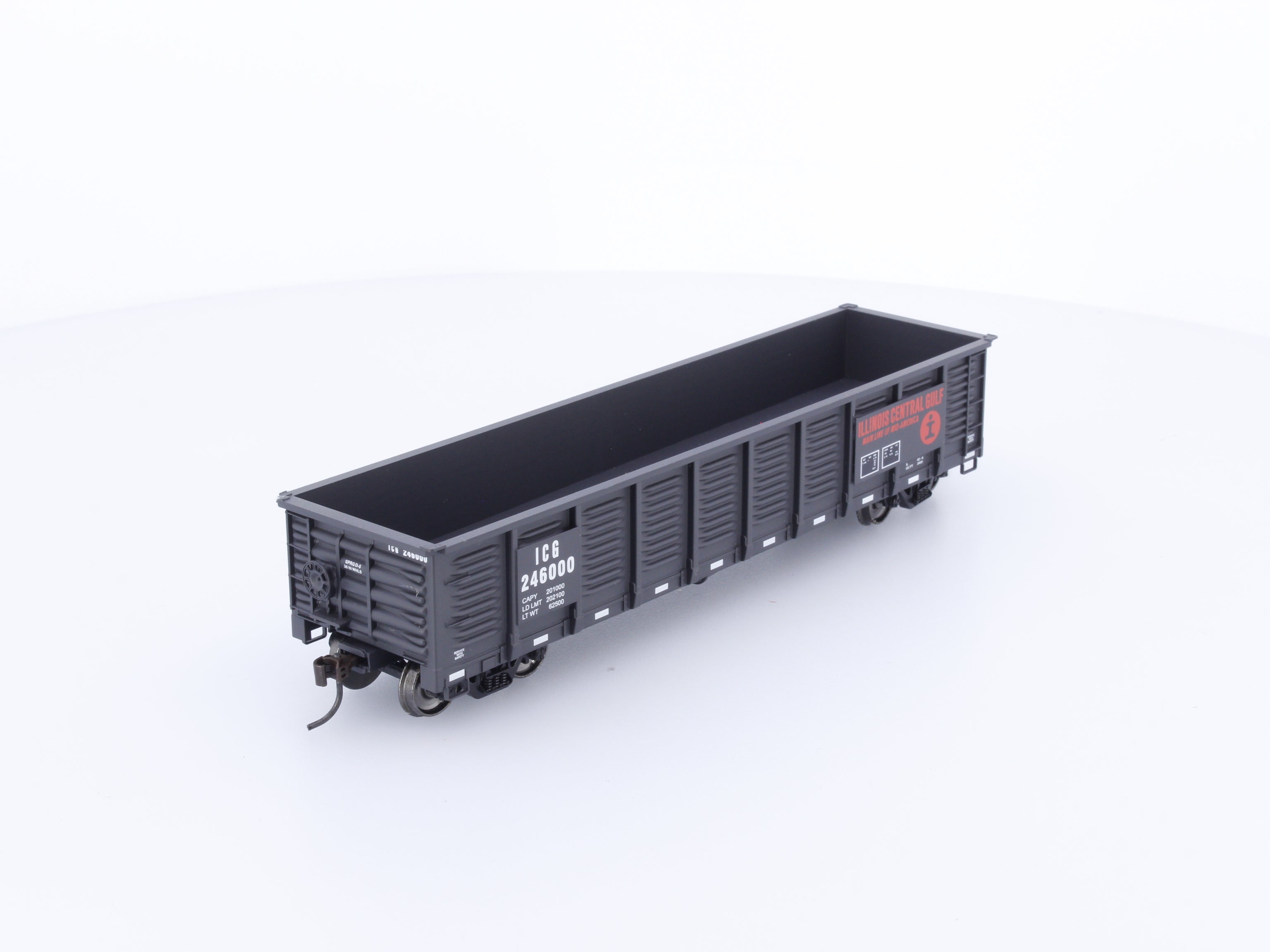 ExactRail 150205-1 HO Gunderson 2420 Cu. Ft. Gondola Illinois Central Gulf (ICG) 246000