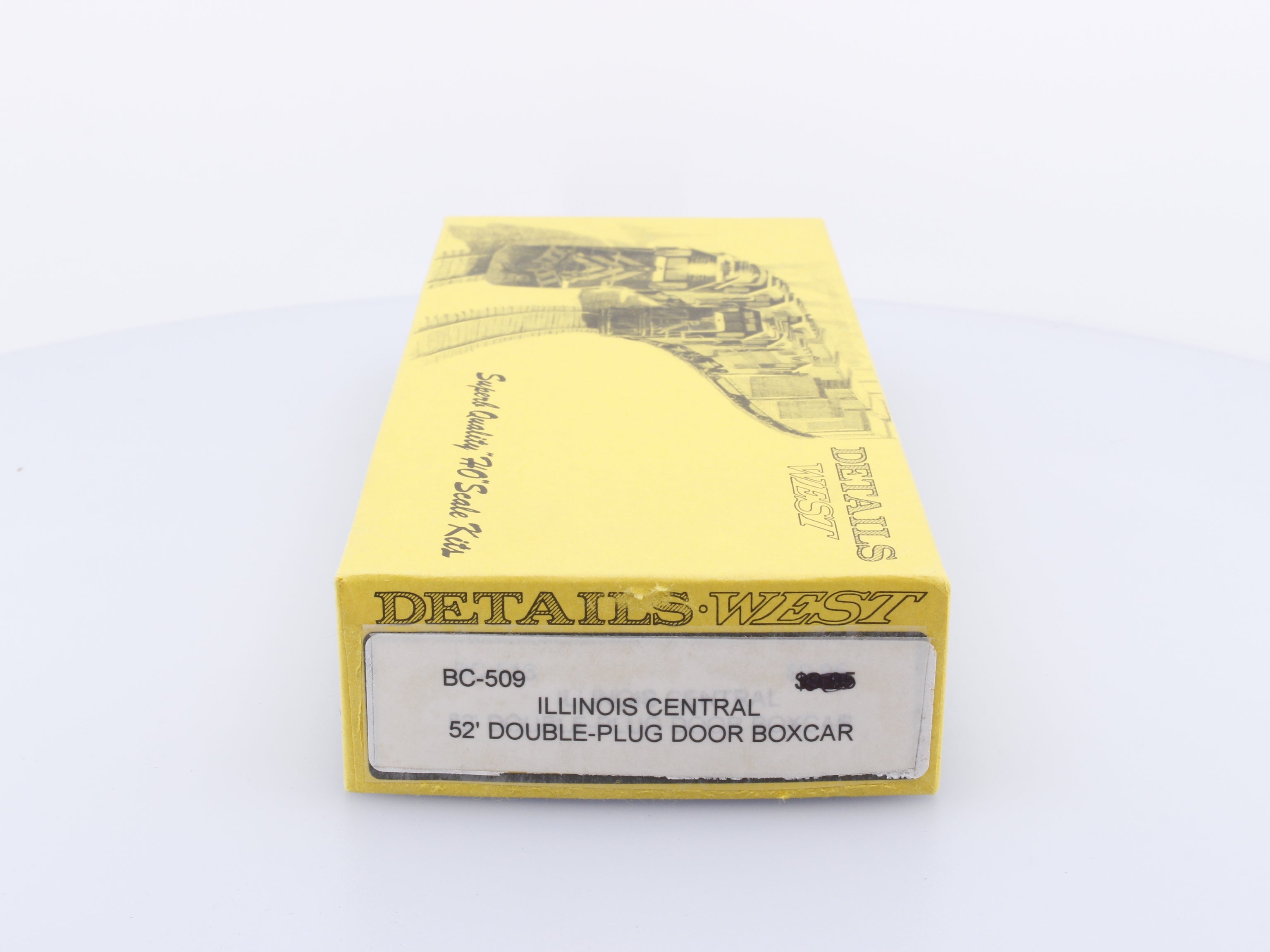 Details West BC-509 HO 52' Double Plug Door Box Car Illinois Central (IC) 150047 (#1)