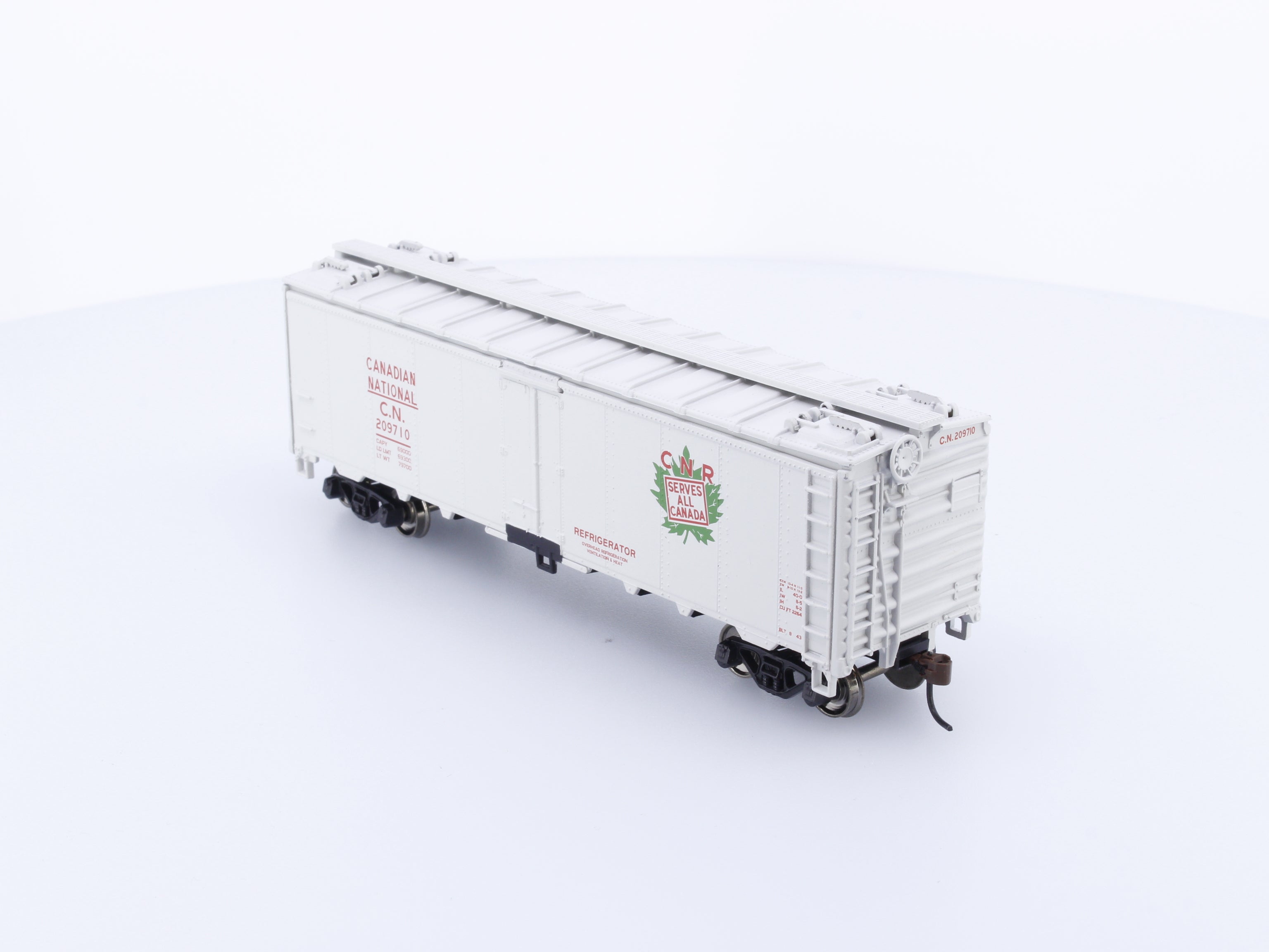 Athearn 71367 HO 40' Steel Reefer Canadian National (CN) 209710