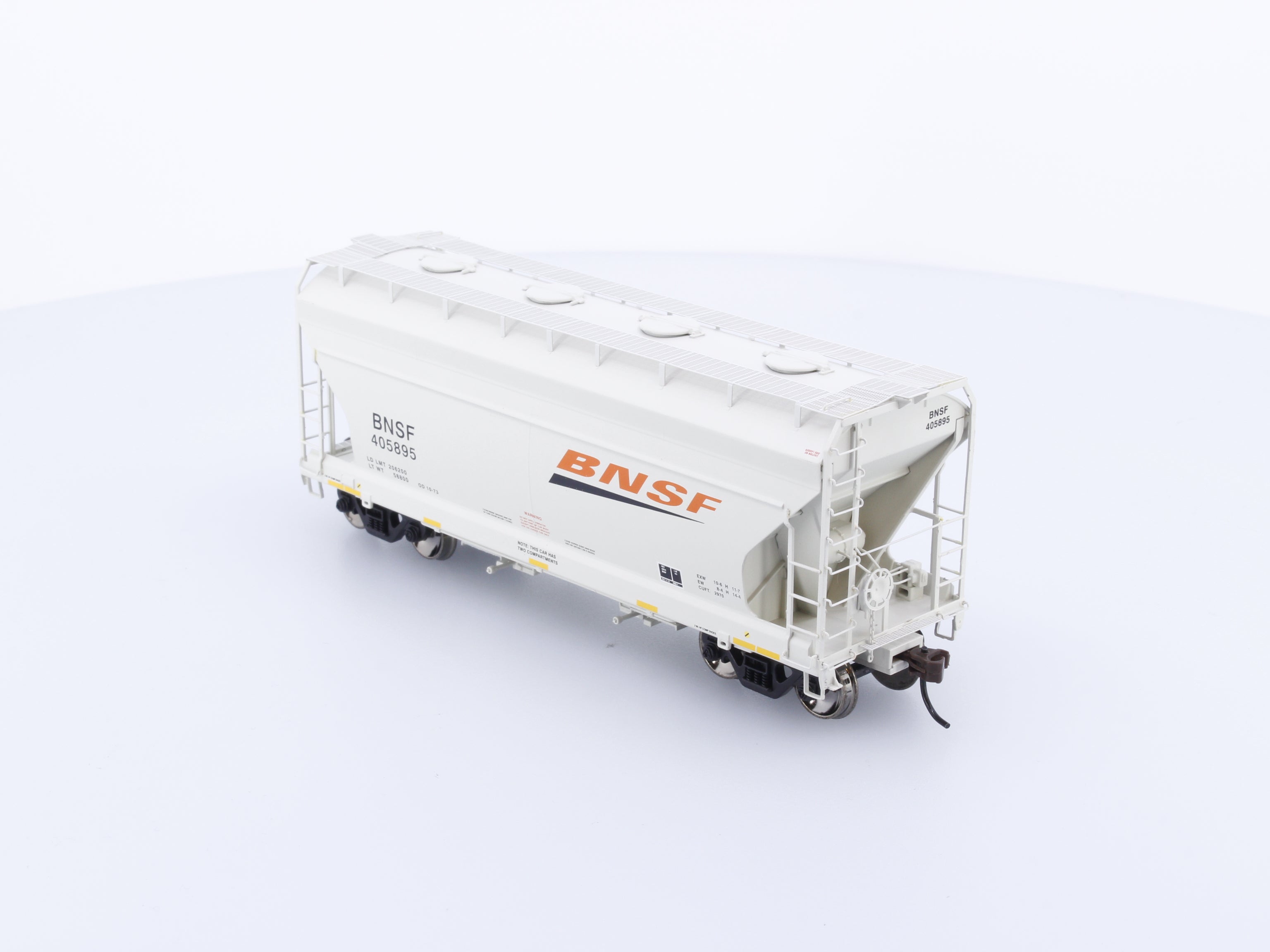 Athearn 93905 HO ACF 2970 2 Bay Hopper Burlington Northern Santa Fe (BNSF) 405895