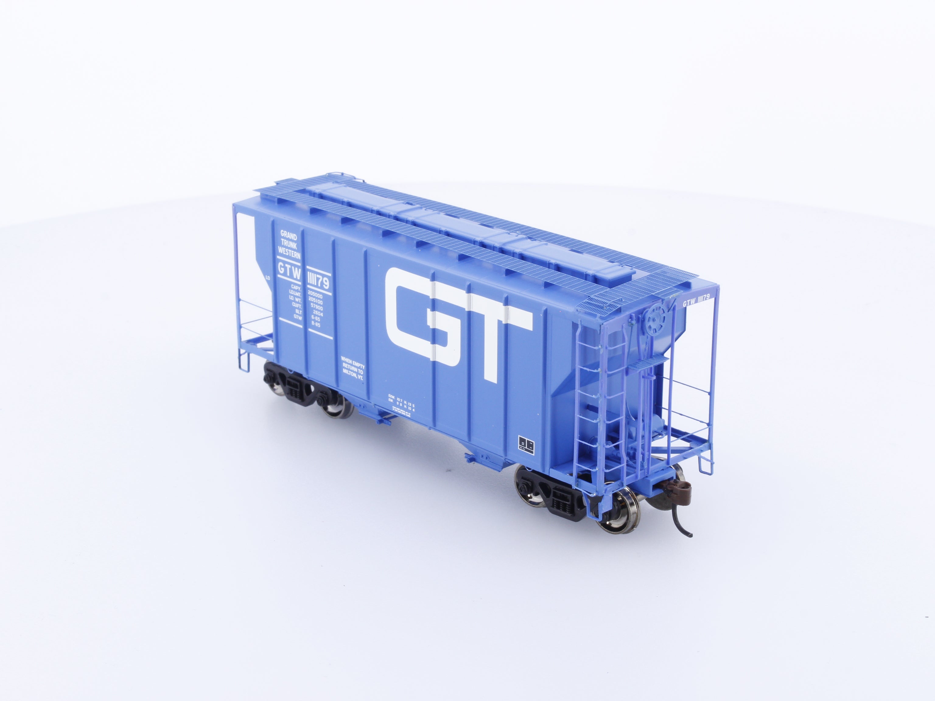 Athearn 97314 HO PS 2600 Covered Hopper Grand Trunk Western (GTW) 111179