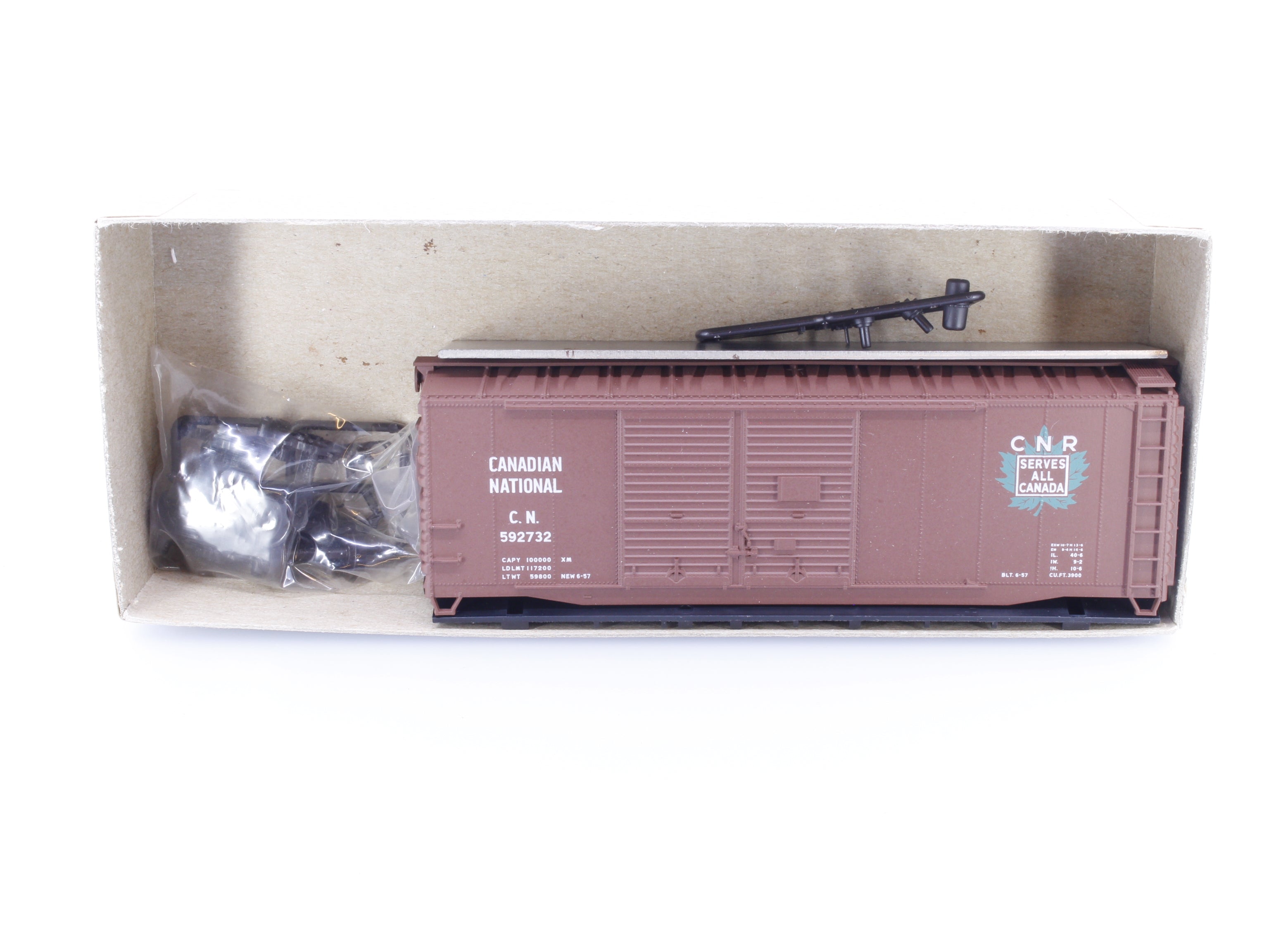 Accurail 3626 HO 40' Double Door Steel Box Car Canadian National (CN) 592732