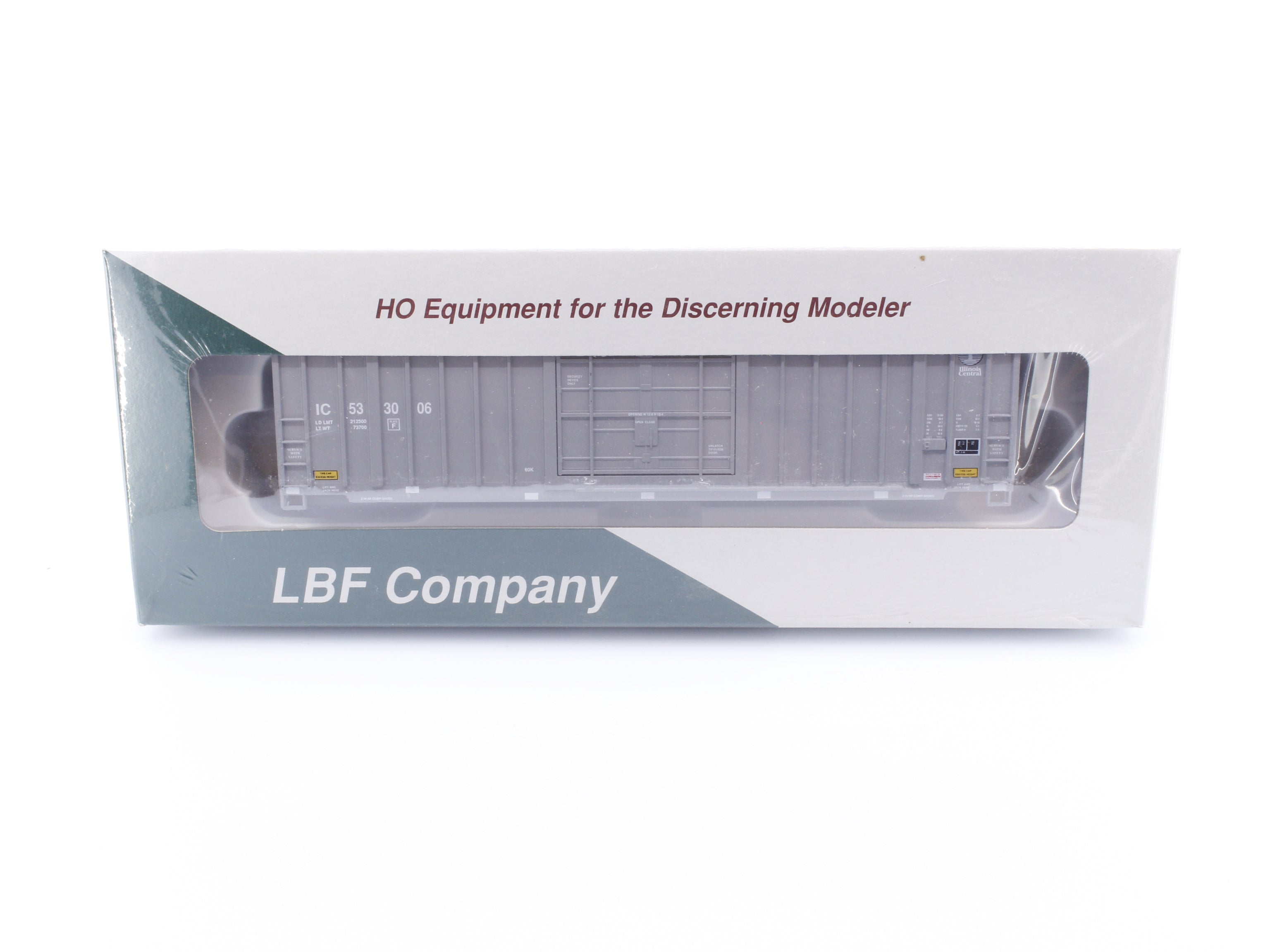 LBF Company 1305 HO 50' High Cube Box Car Illinois Central (IC) 533006