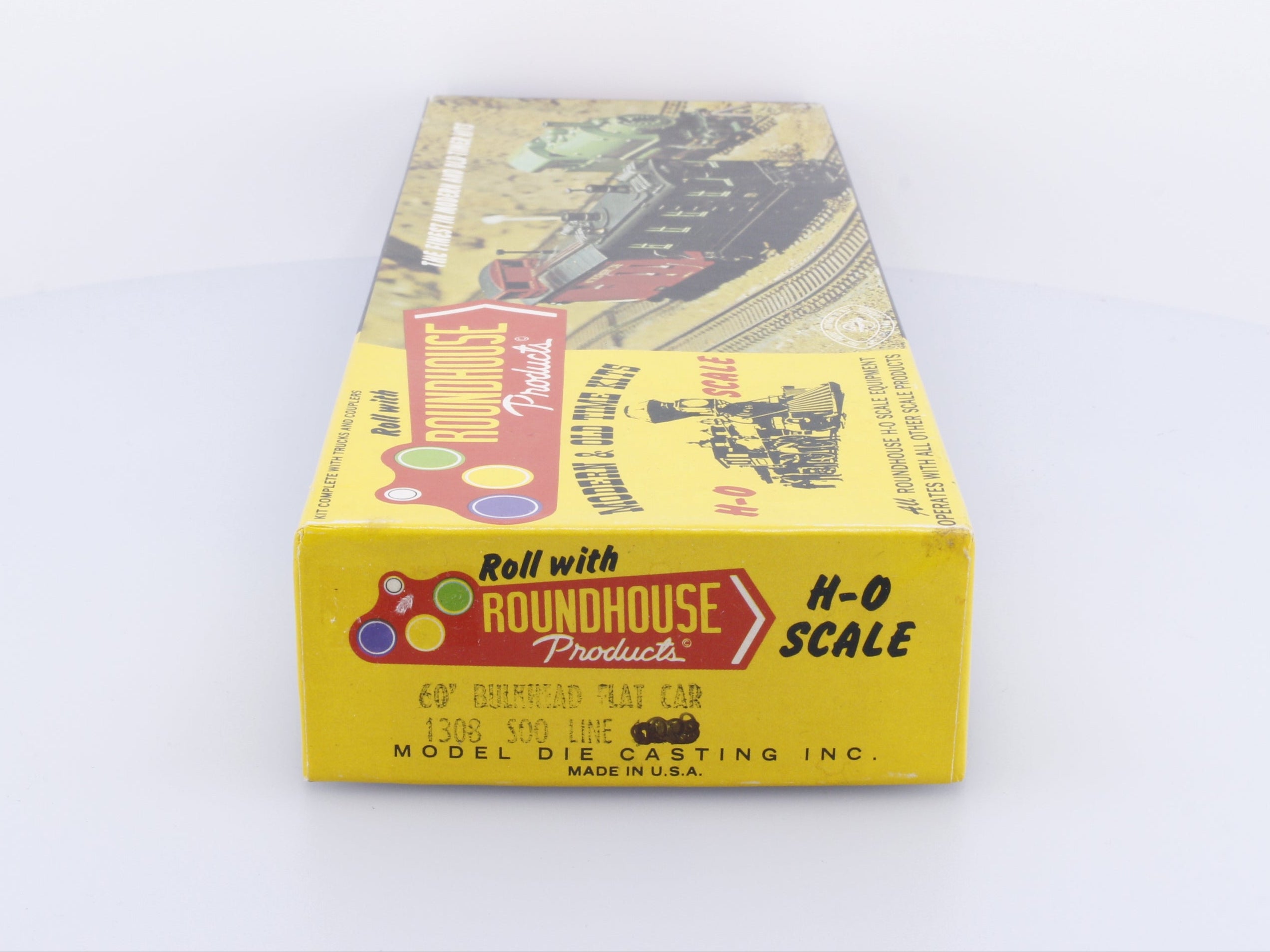 Roundhouse 1308 HO 60' Bulkhead Flat Car Soo Line (SOO) 5053