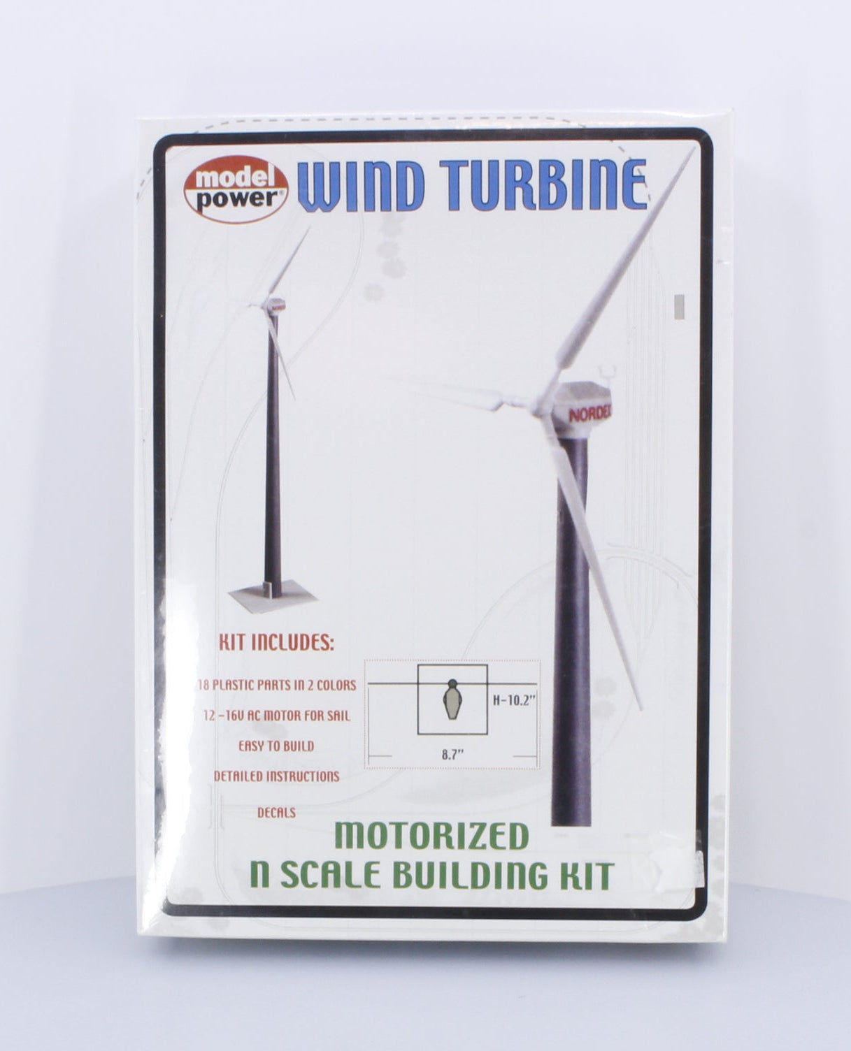 Model Power 1583 N Motorized N Scale Wind Turbine Building Kit