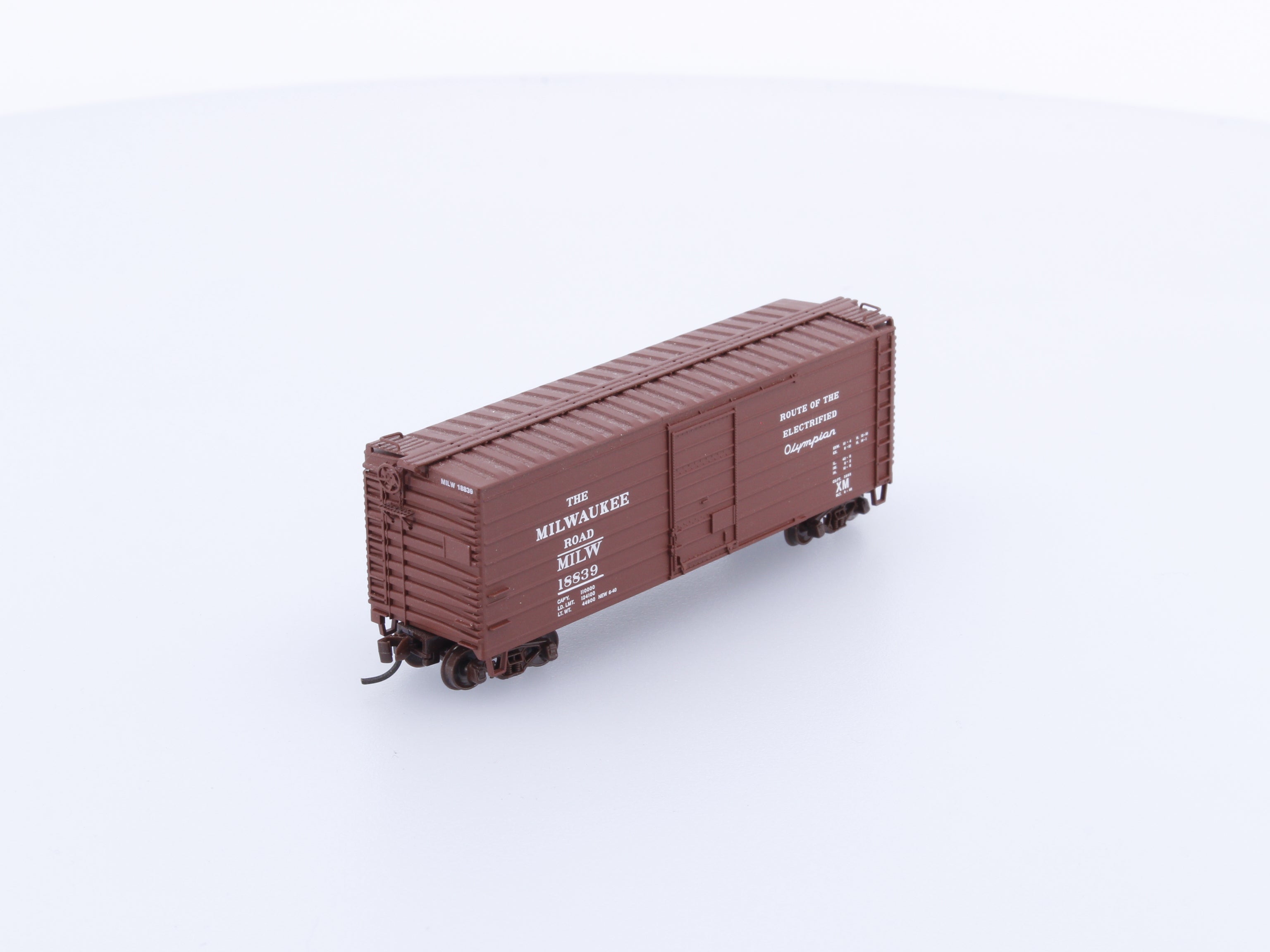 Fox Valley Models FVM 9003-2 N MILW Long Rib Box Car Milwaukee Road (MILW) 18839